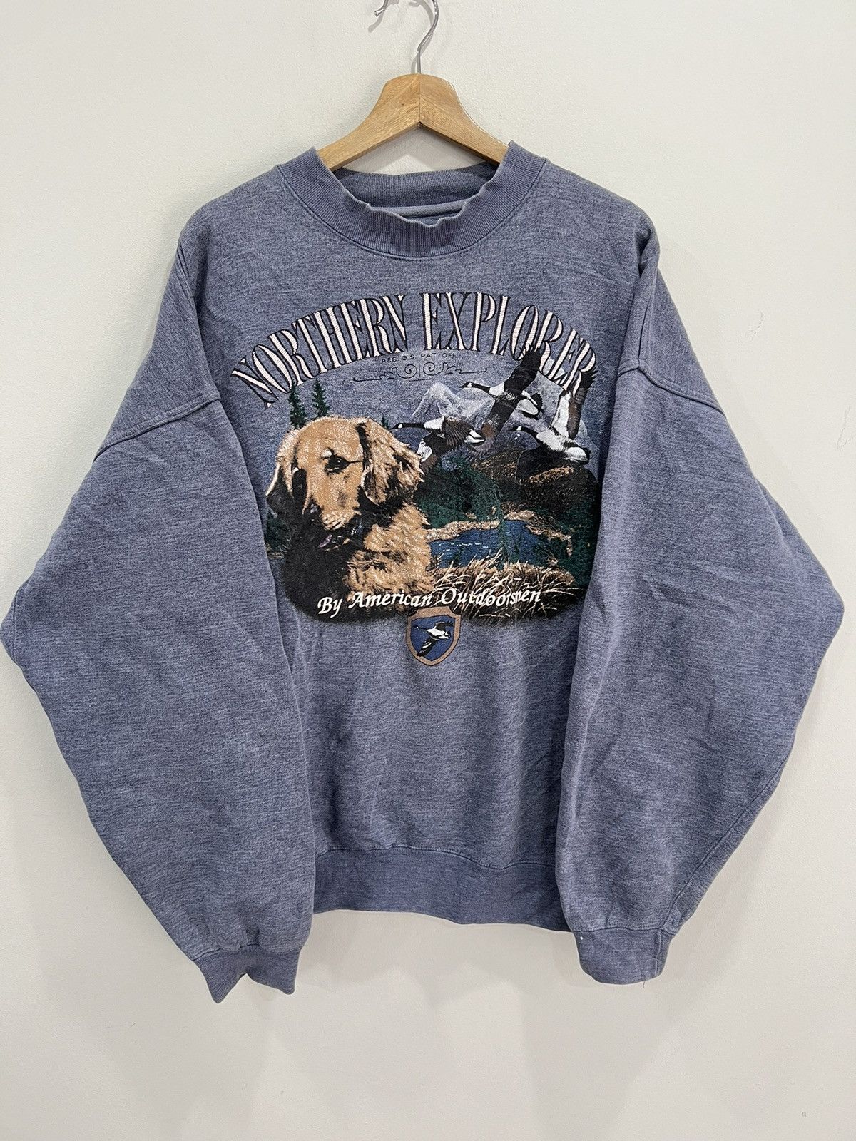 Vintage Northern Explorer Sweater Sweatshirt Dog Animal Xxl T-Shirts, Hoodie | PodTeesHub.com