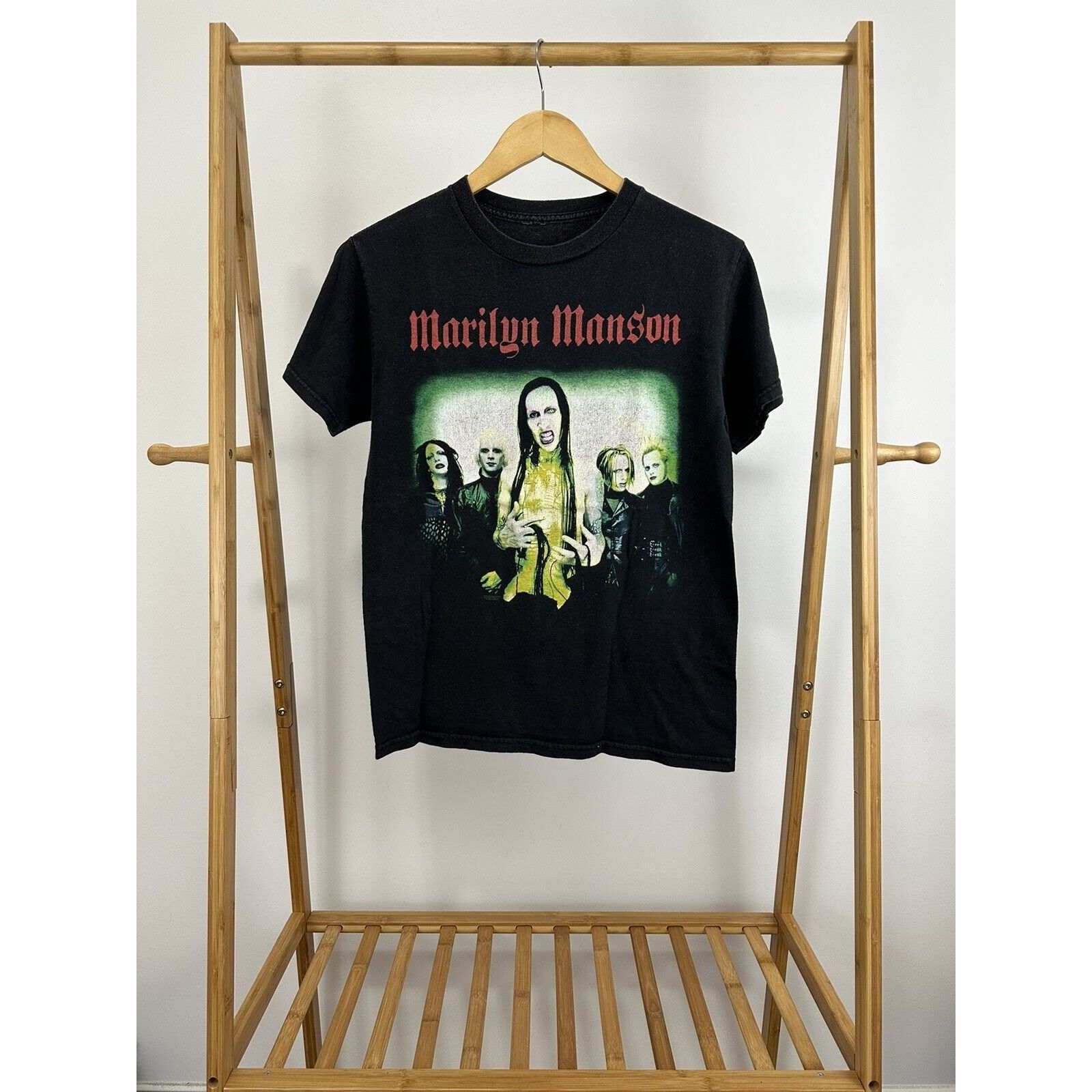 Marilyn Manson X Vintage Vtg Marilyn Manson 2013 Band Promo Tour Concert T Shirt S Hoodie, Sweatshirt | PodTeesHub.com
