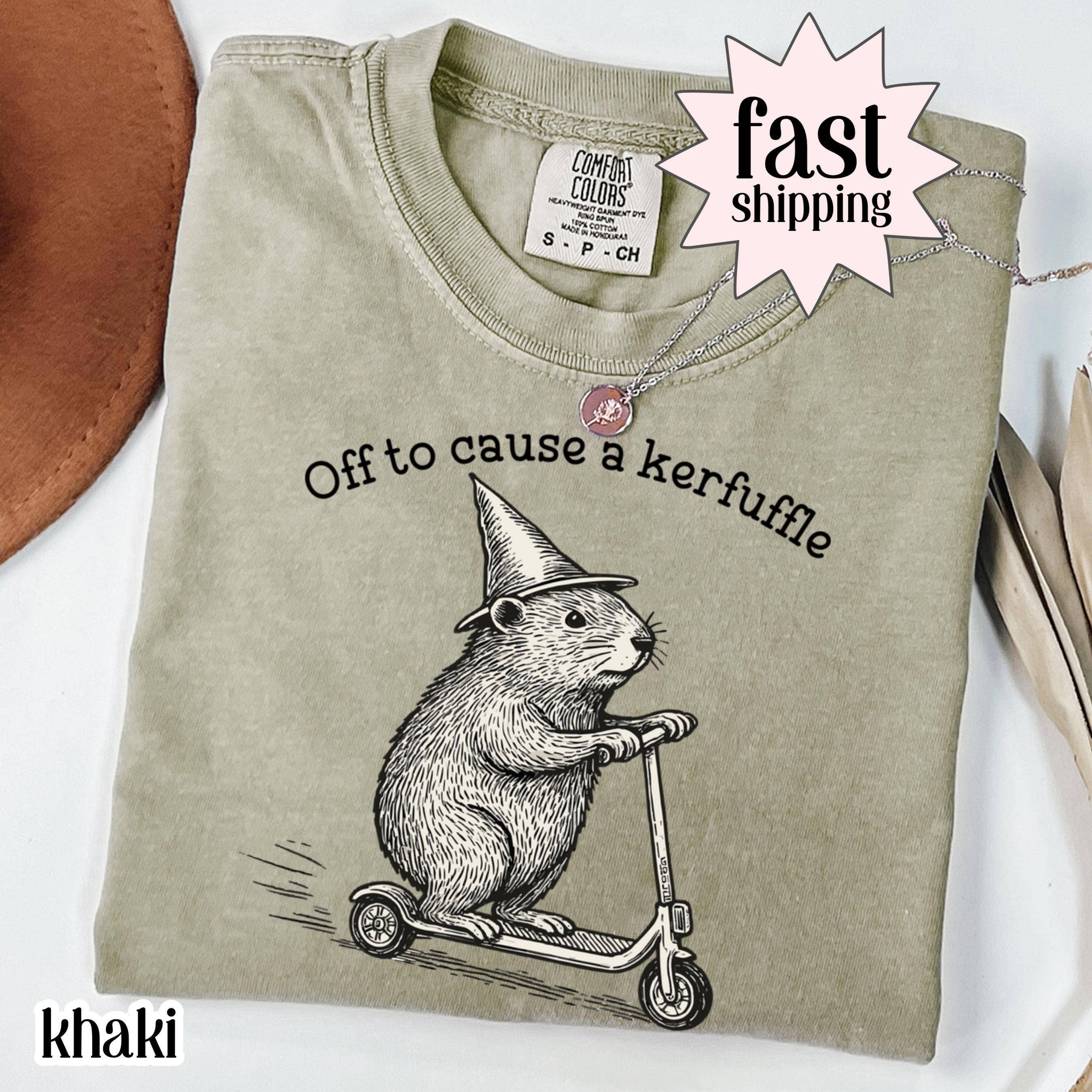 Kerfuffle Groundhog Mental Health Adult Humor Tee Hoodie, Sweatshirt | PodTeesHub.com
