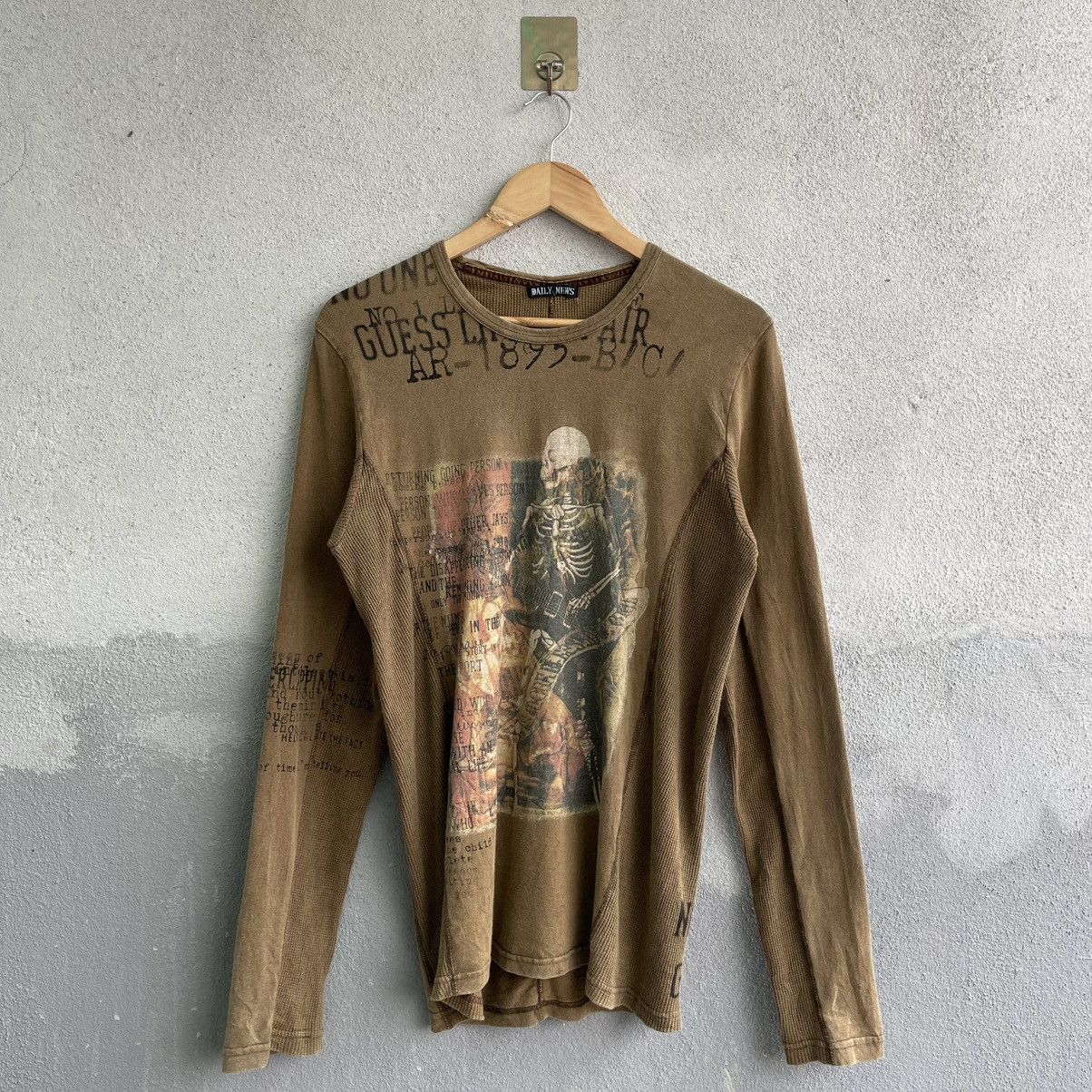Japanese Brand Vintage Y2k Daily News Punk Style Tee Shirt Hoodie, Sweatshirt | PodTeesHub.com