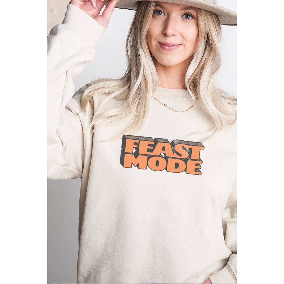 Feast Mode Vintage Christmas Graphic Tee Hoodie, Sweatshirt | PodTeesHub.com