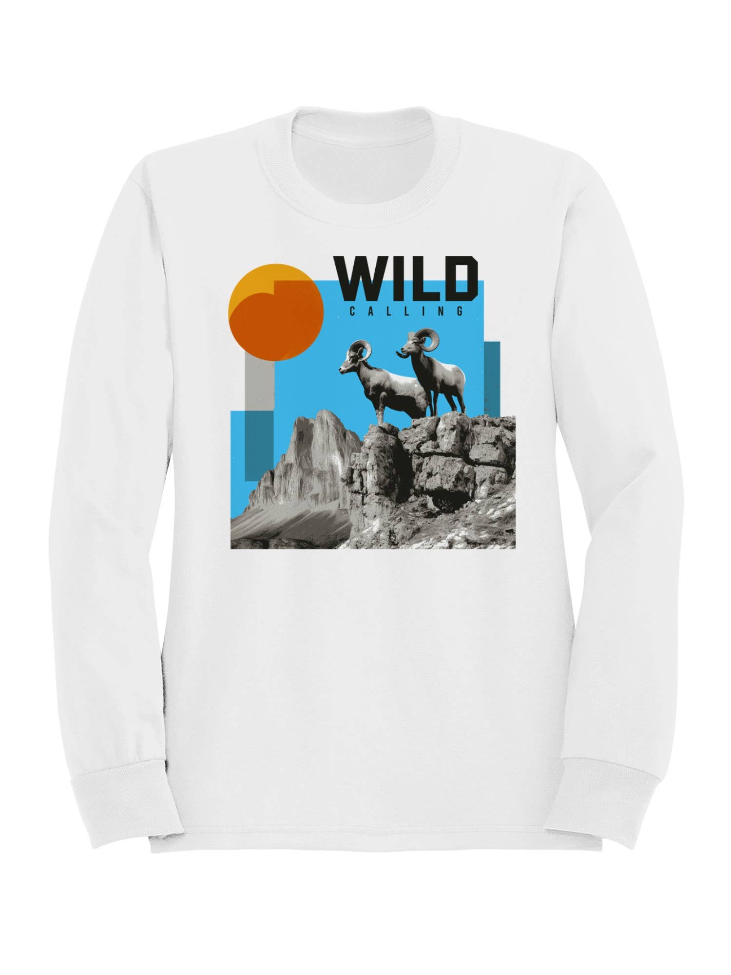 Majestic Mountain Bighorn Adventure Women's Sweatshirt T-Shirts, Hoodie | PodTeesHub.com