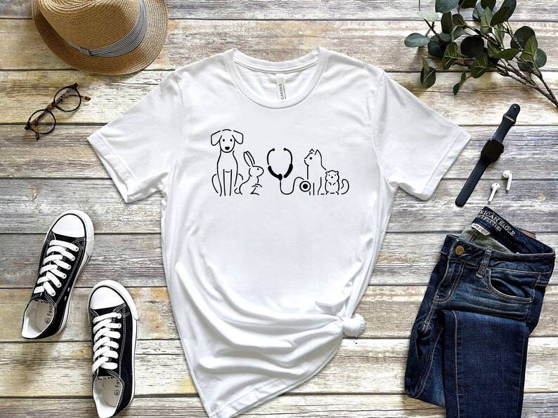 Animal Doctor T-Shirt, Veterinarian Shirt, Pet Doctor Gift Hoodie, Sweatshirt | PodTeesHub.com