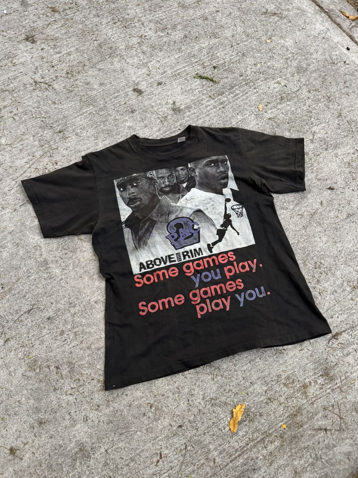 Rap Tees 90 S Vintage Tupac Above The Rim Grail Hoodie, Sweatshirt | PodTeesHub.com