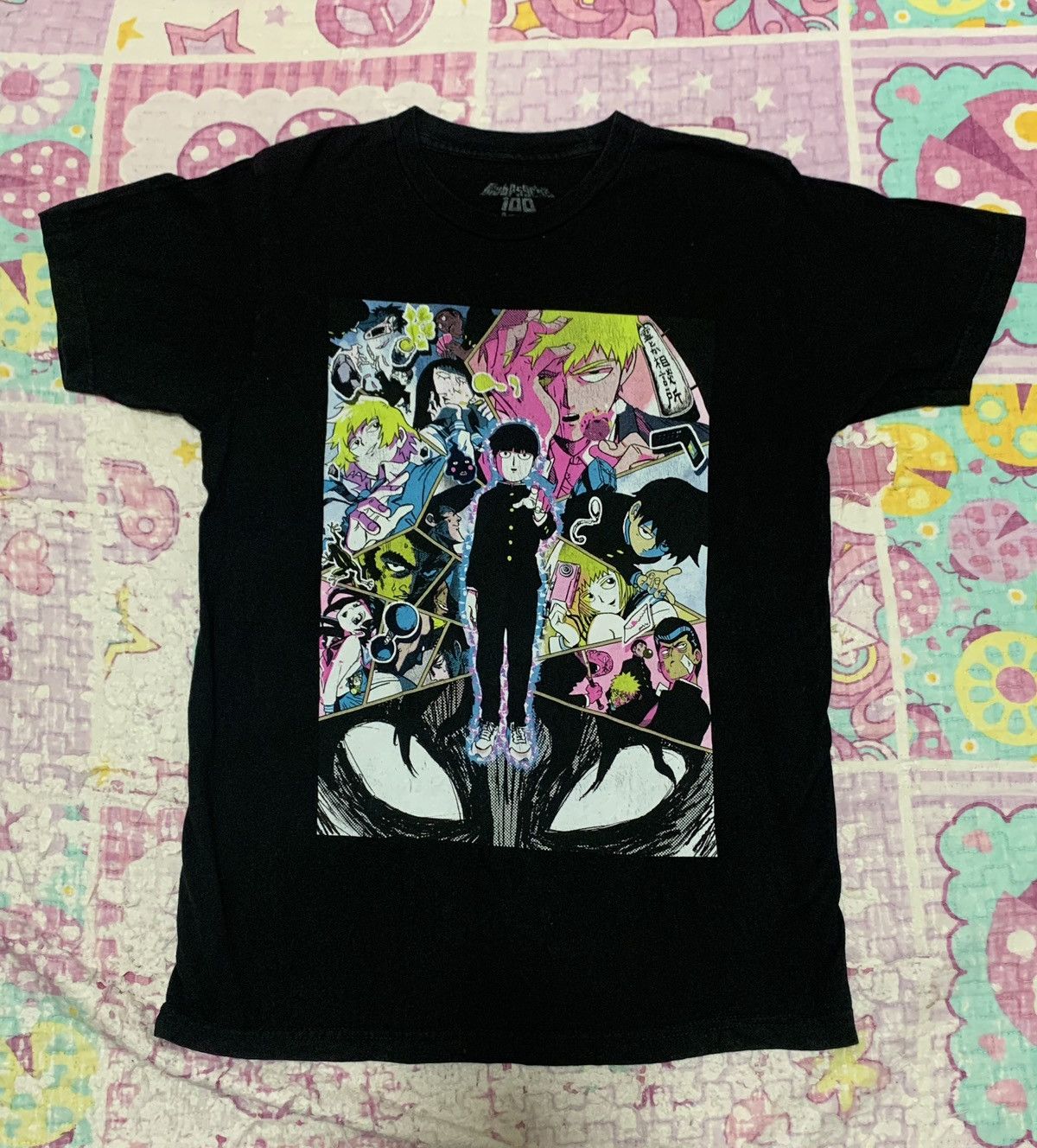 Anime Mob Psycho 100 Anime T Shirt Black Hoodie, Sweatshirt | PodTeesHub.com