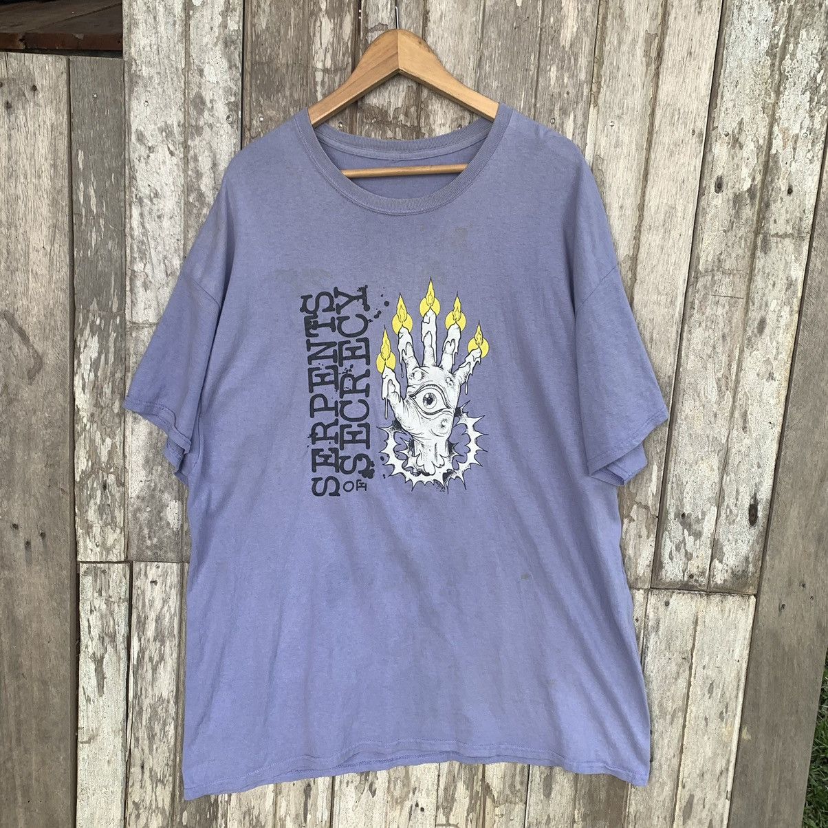 Band Tees Thrashed Faded Serpents Of Secrecy Band Tee Hoodie, Sweatshirt | PodTeesHub.com