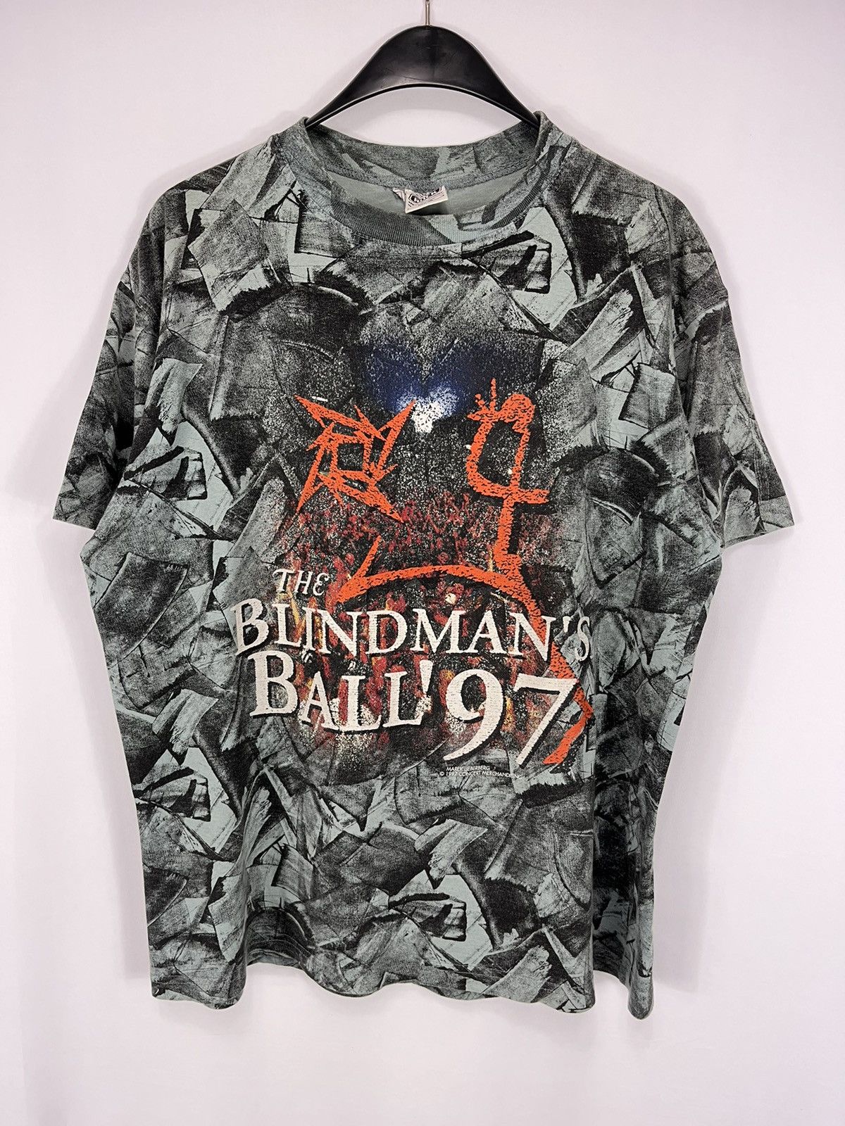 Metallica X Vintage Vintage 90s Metallica Blindman S Ball Festival Band Tee Bush Hoodie, Sweatshirt | PodTeesHub.com