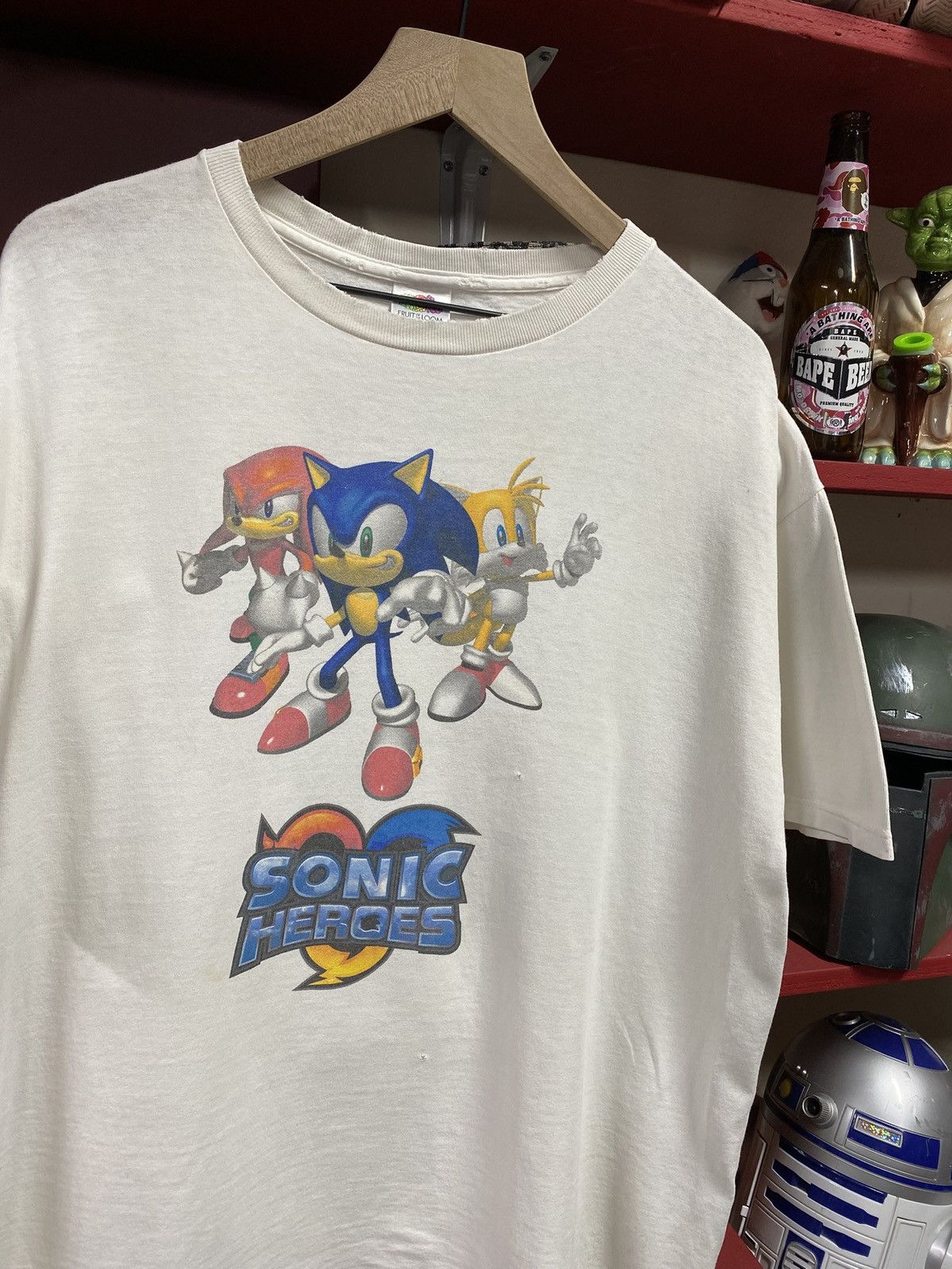 Vintage 00 Sonic Hero S Playstation Game Promo Shirt Xlarge Hoodie, Sweatshirt | PodTeesHub.com