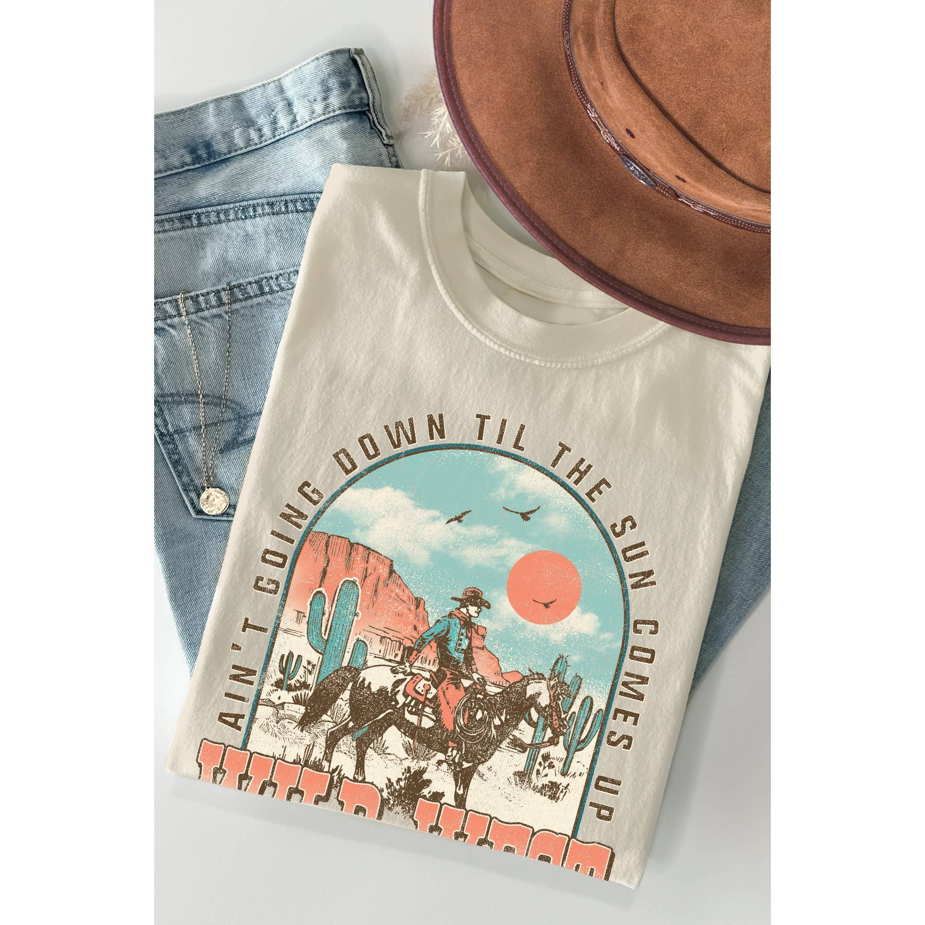 Wild West Short Sleeve Tee Hoodie, Sweatshirt | PodTeesHub.com