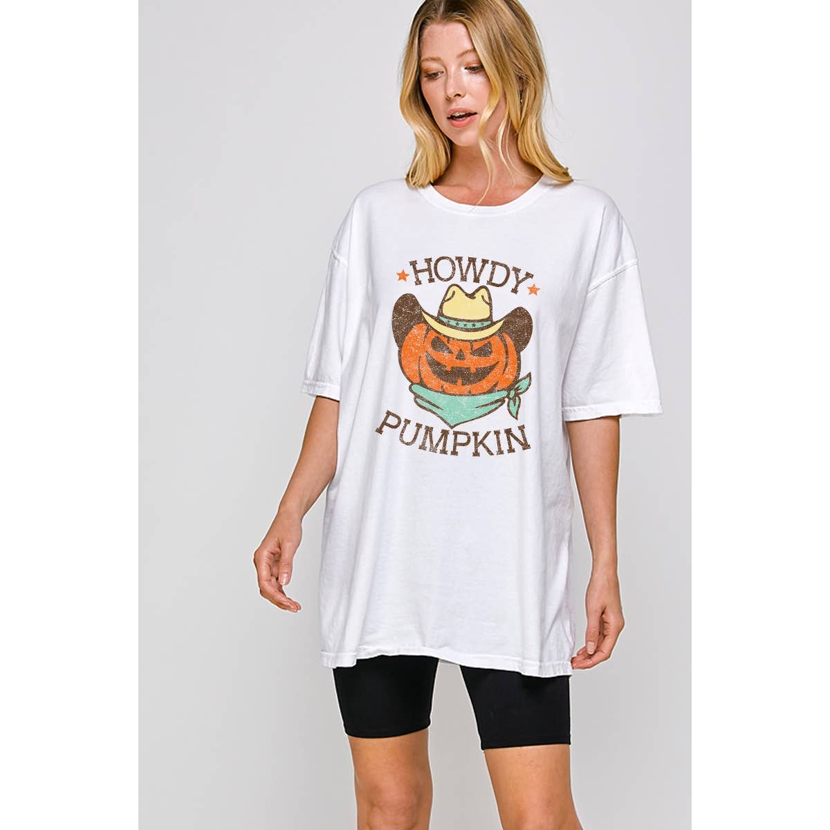 Halloween Season Vintage Graphic Oversized Tee Hoodie, Sweatshirt | PodTeesHub.com