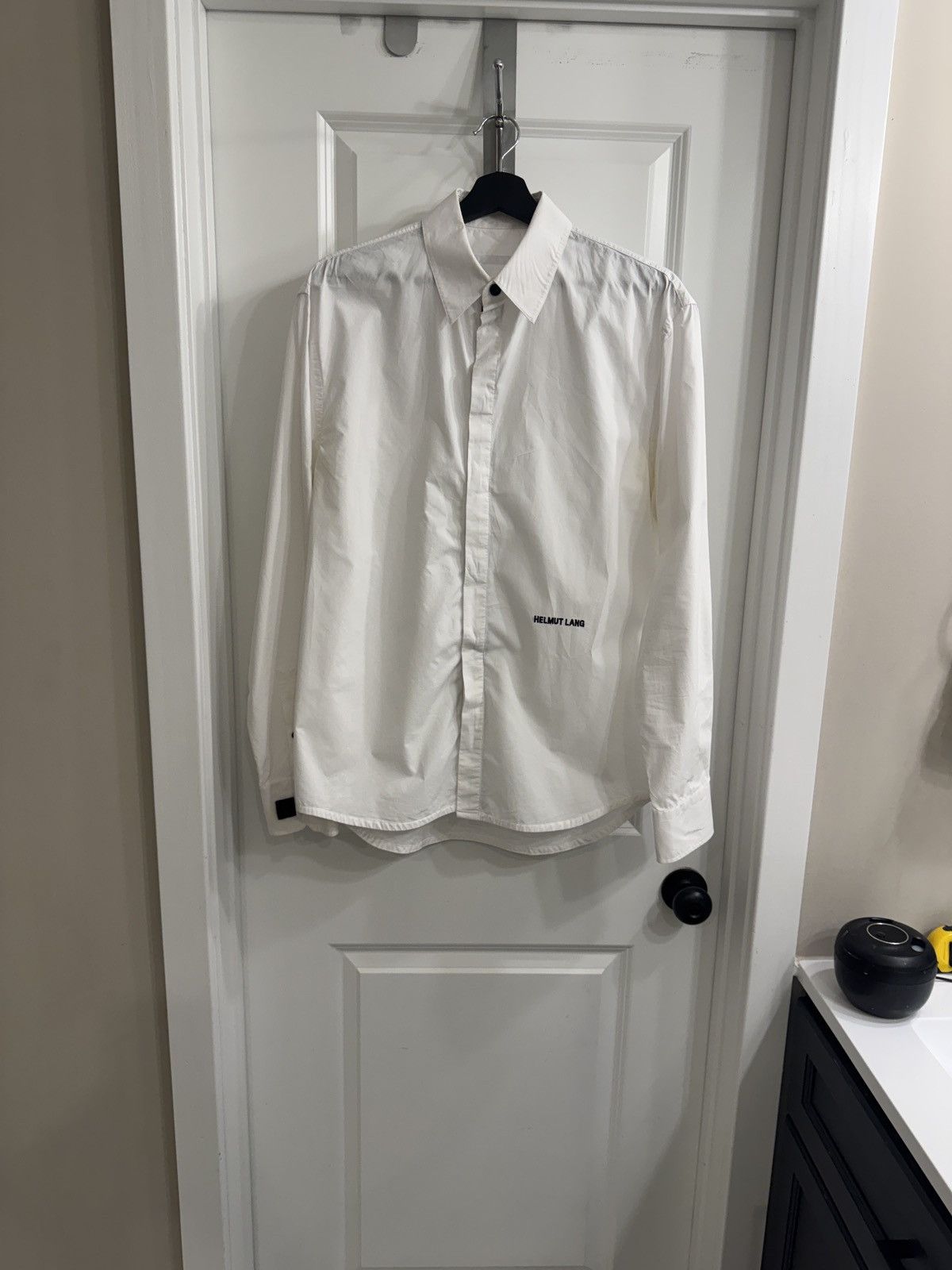Lang Helmut Lang Classic Long Sleeve Shirt Hoodie, Sweatshirt | PodTeesHub.com