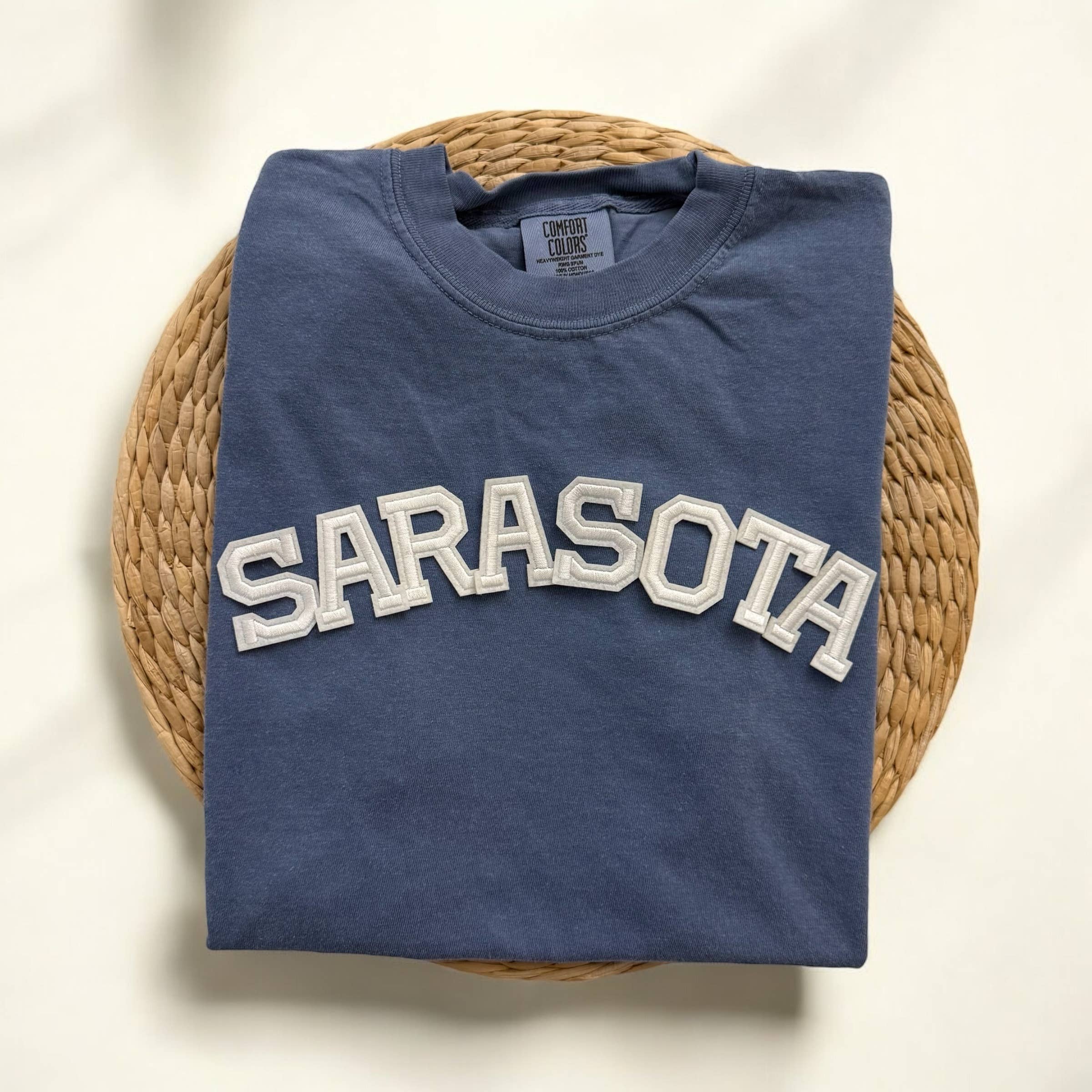 Comfort Colors Sarasota Florida Short Sleeve Shirt Hoodie, Sweatshirt | PodTeesHub.com
