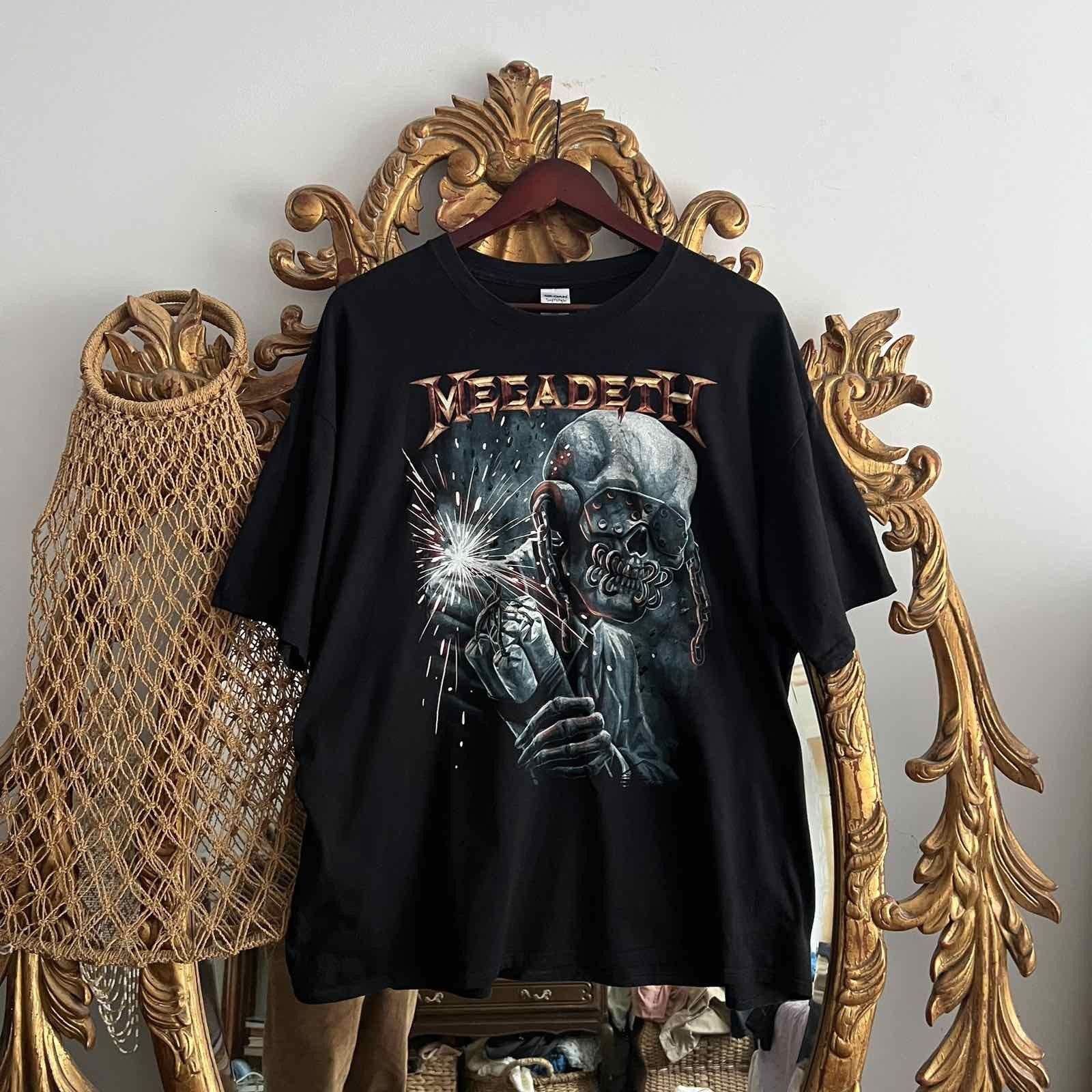 Band Tees Rare Megadeth Rock Band Tee Retro Sz Xxl Hoodie, Sweatshirt | PodTeesHub.com