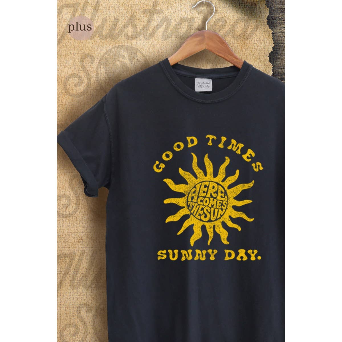 Good Times Sunny Day Vintage Graphic Plus Tee Hoodie, Sweatshirt | PodTeesHub.com