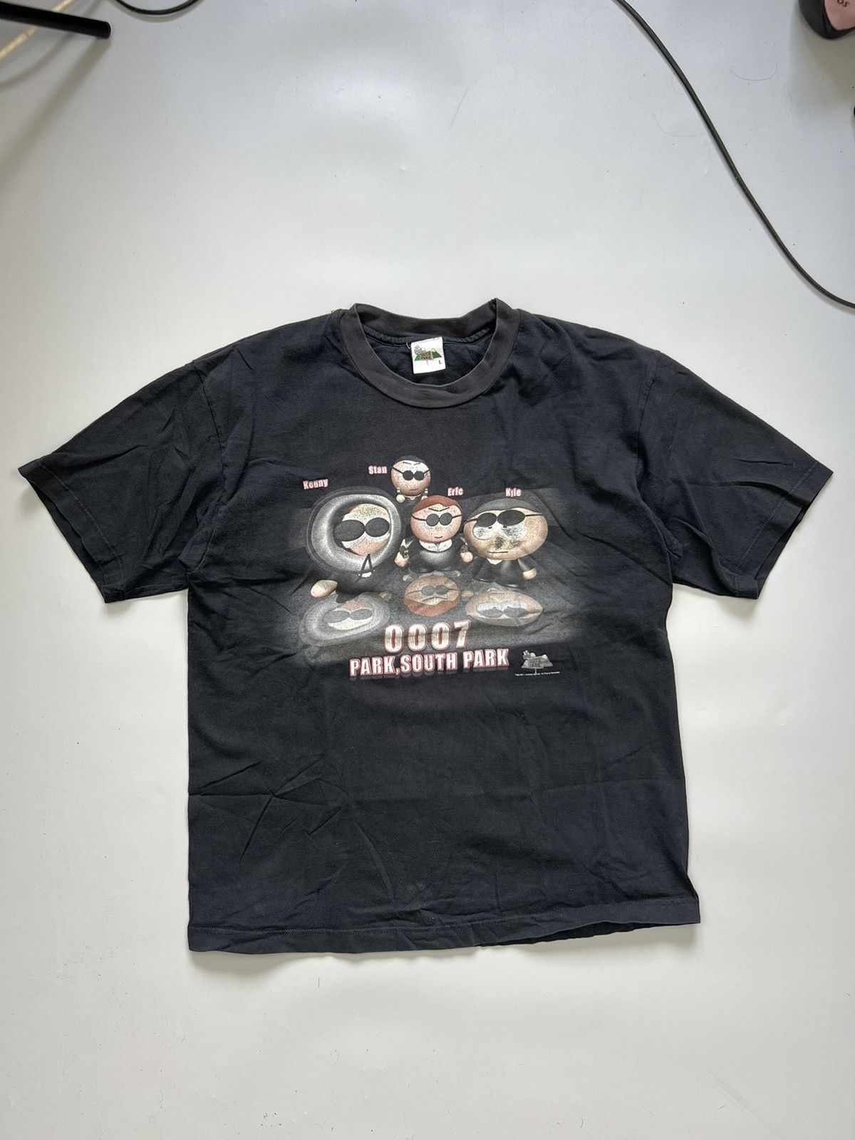 Vintage 2001 South Park James Bond 007 Tshirt Collab Hoodie, Sweatshirt | PodTeesHub.com