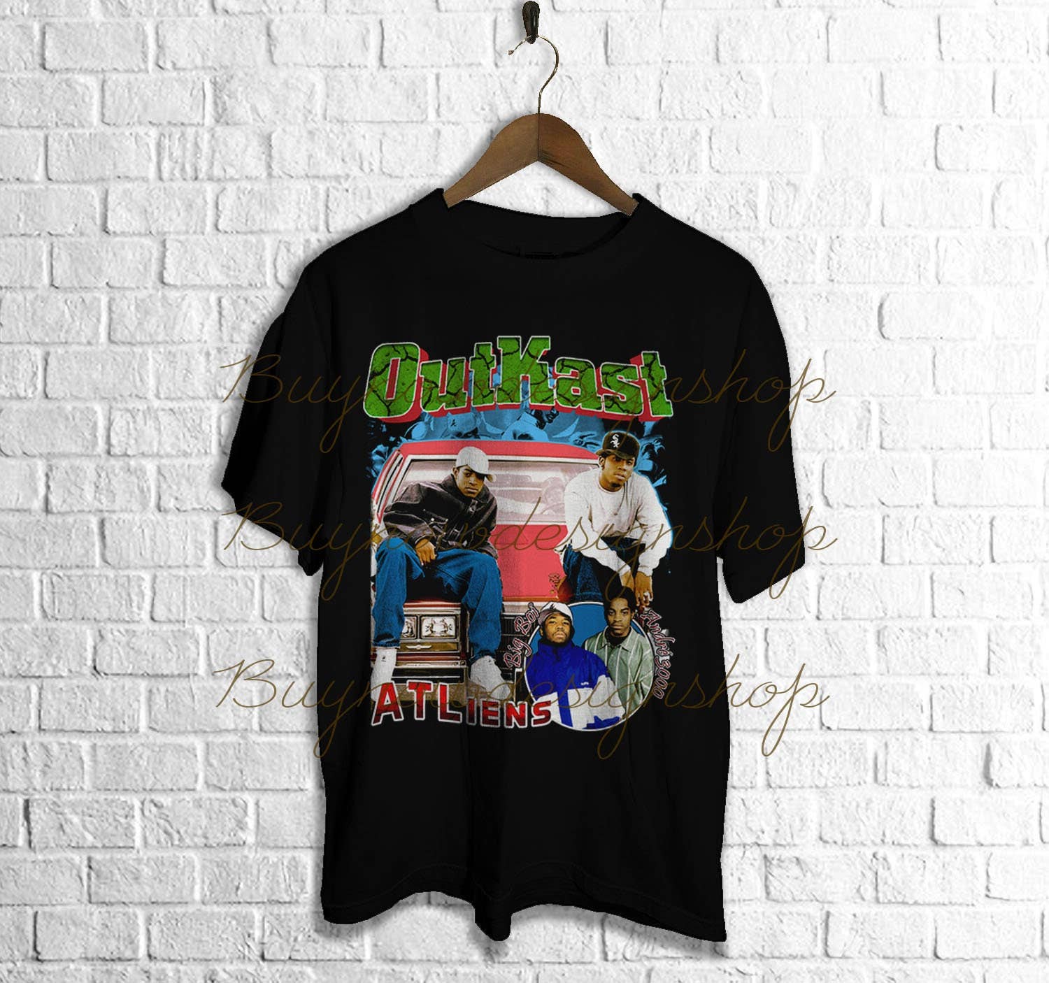 Outkast T-Shirt - Hip Hop Vintage Rap Tee Unisex Graphic Hoodie, Sweatshirt | PodTeesHub.com