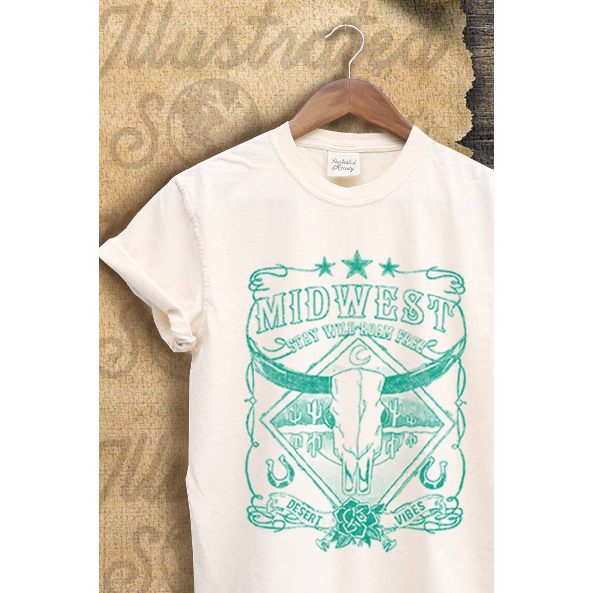 Midwest Vintage Graphic  Tee Hoodie, Sweatshirt | PodTeesHub.com
