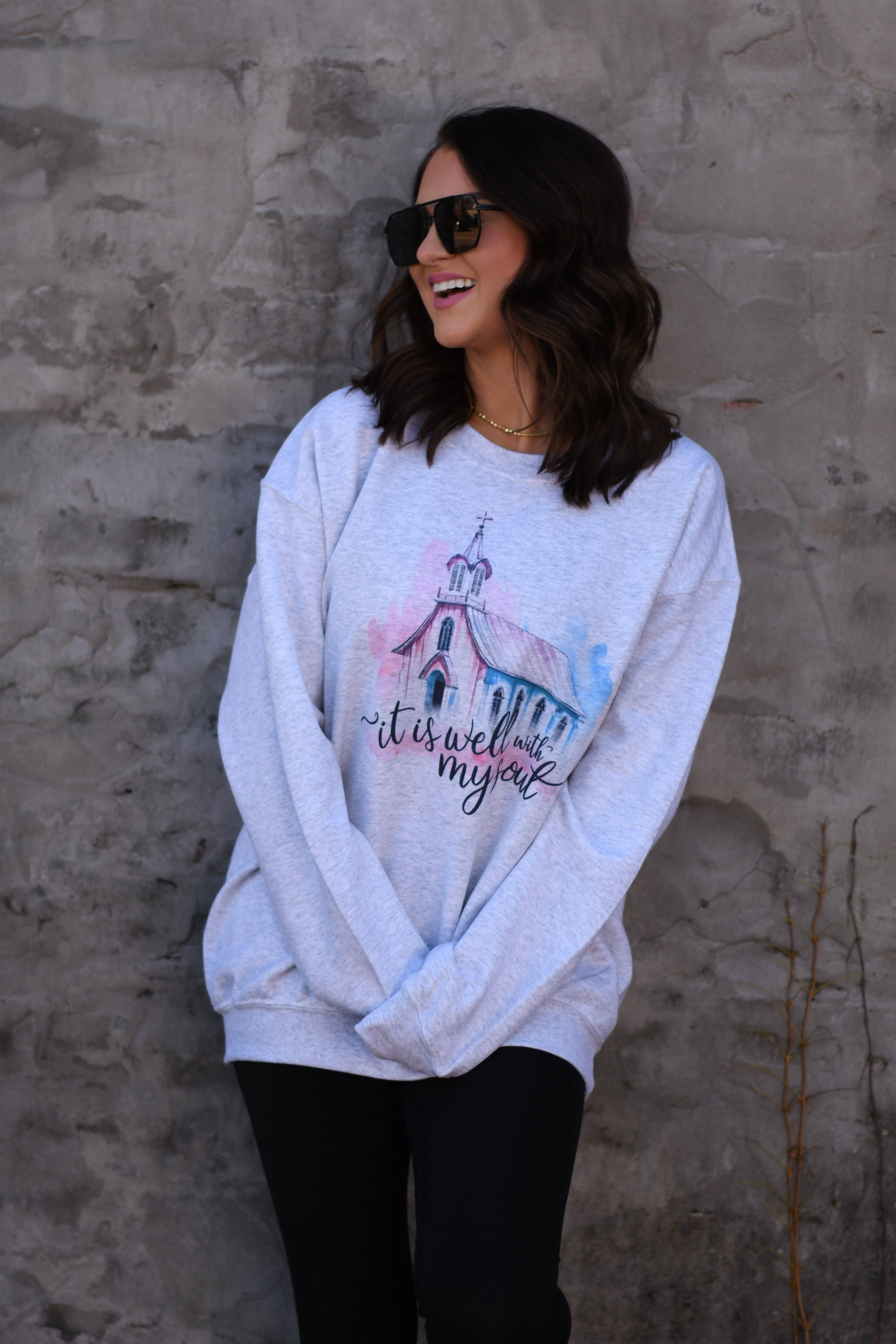 It Is Well with My Soul Tee/Sweatshirt Hoodie | PodTeesHub.com