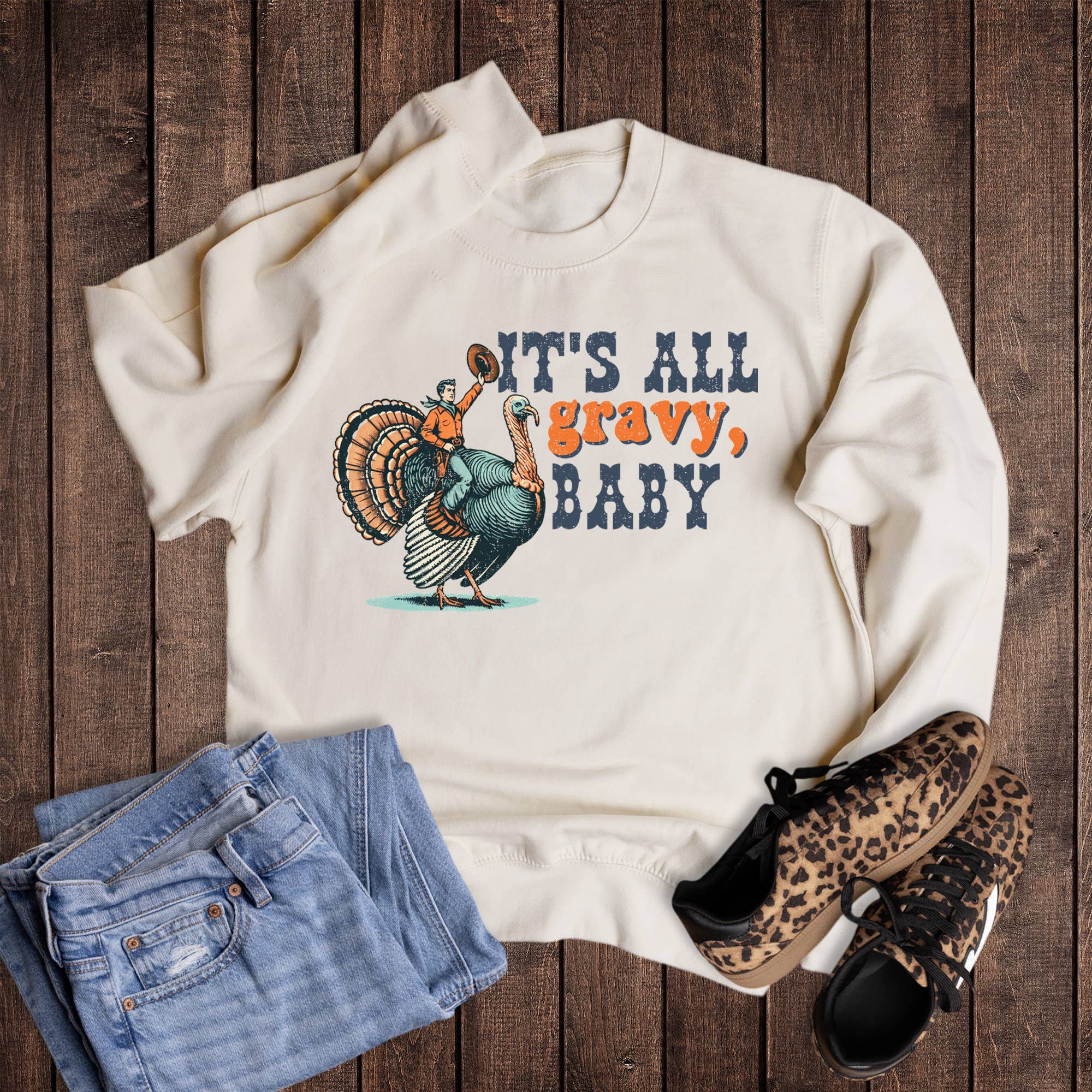 Thanksgiving Gravy Baby Sweatshirt T-Shirts, Hoodie | PodTeesHub.com