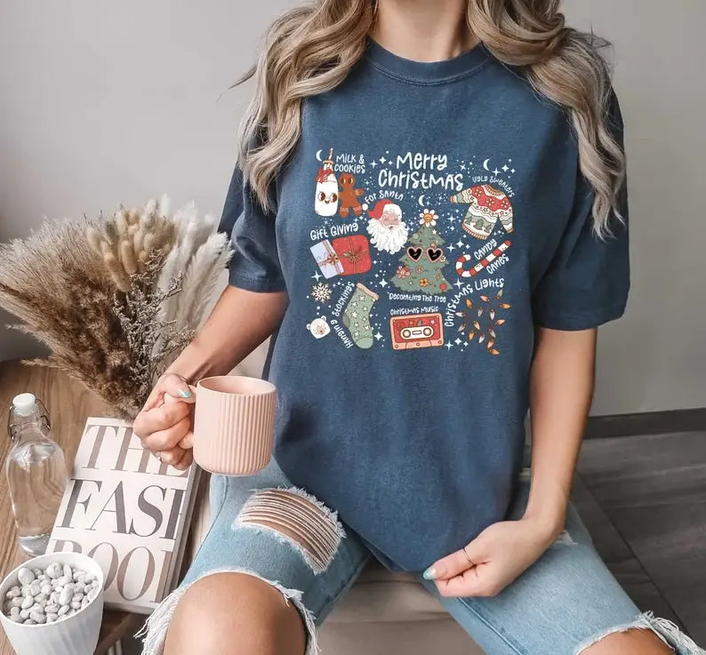 Merry Christmas T-Shirt Hoodie, Sweatshirt | PodTeesHub.com