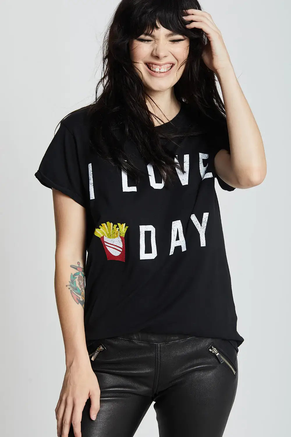 201419 - I Love Fri Day Cotton Ss Tee Hoodie, Sweatshirt | PodTeesHub.com