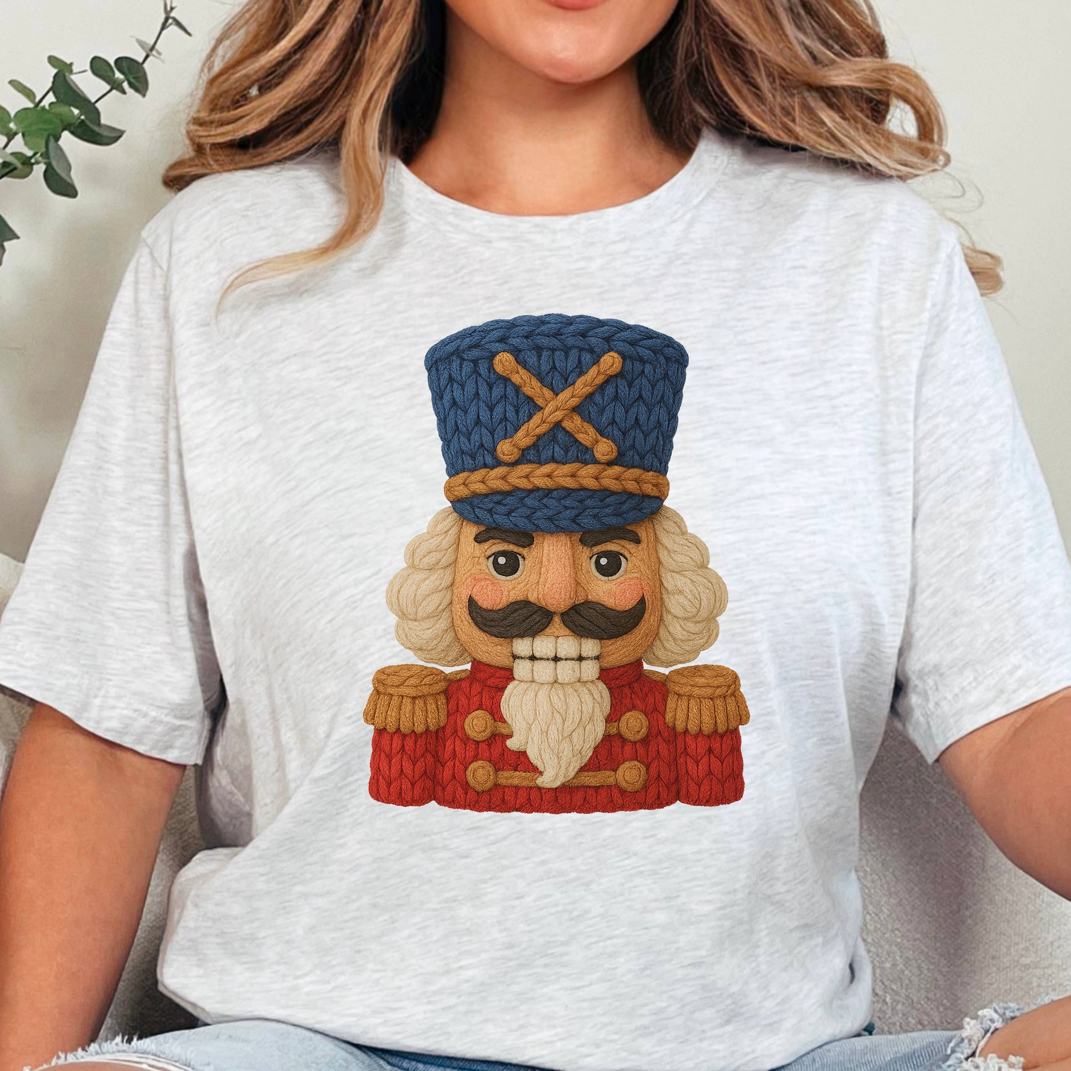 Faux Yarn  Christmas 2025 Graphic Tee | Gildan Hoodie, Sweatshirt | PodTeesHub.com