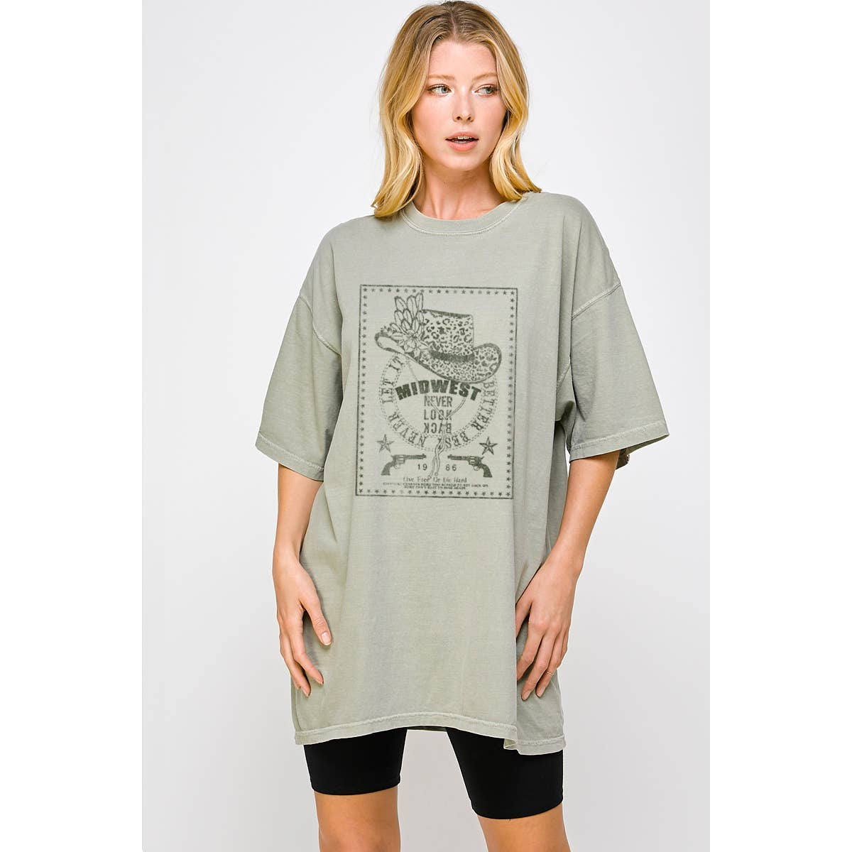 Midwest Graphic Oversized Tee Hoodie, Sweatshirt | PodTeesHub.com
