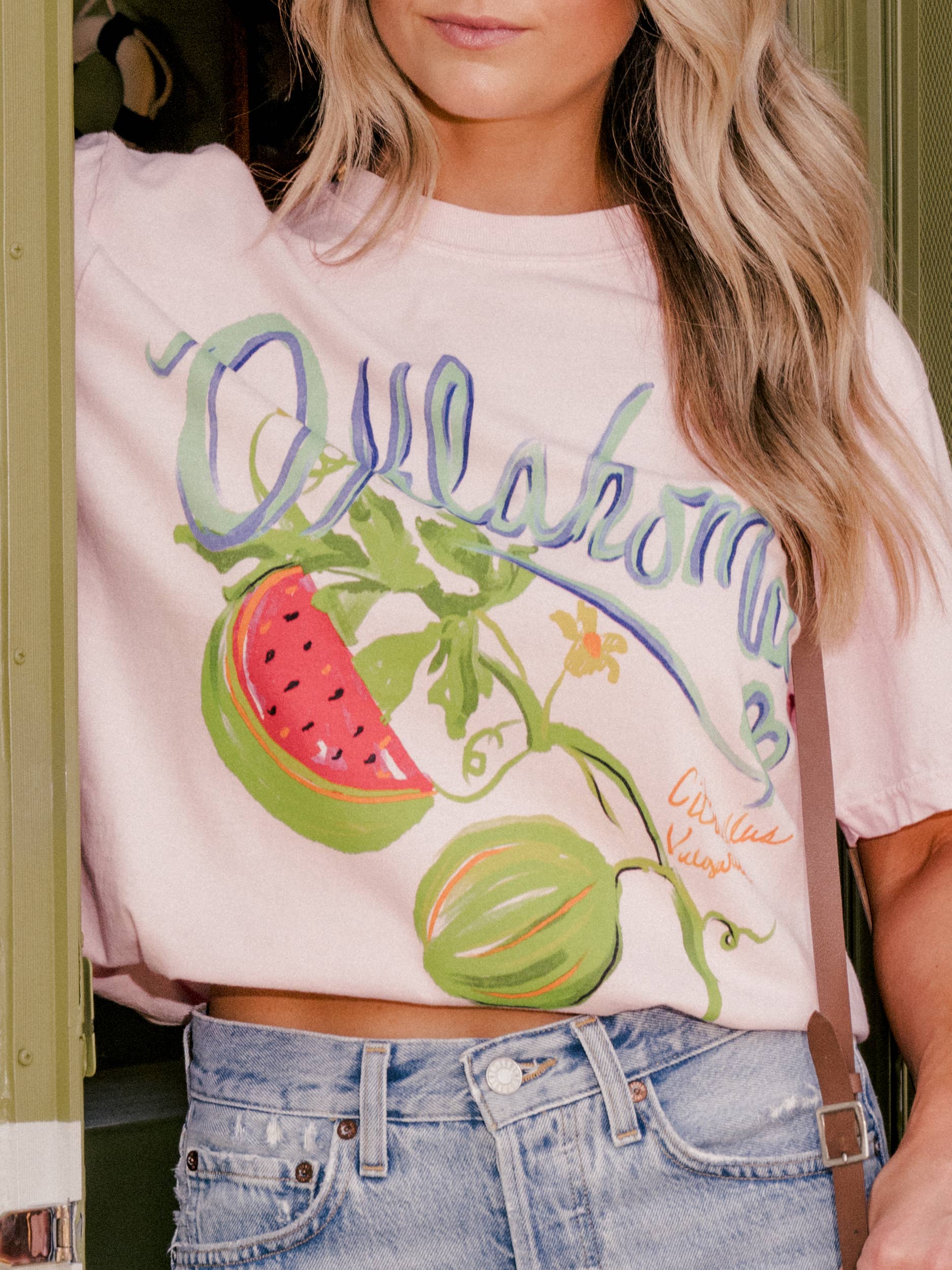 Oklahoma Fruit Blossom Comfort Colors Tee Hoodie, Sweatshirt | PodTeesHub.com