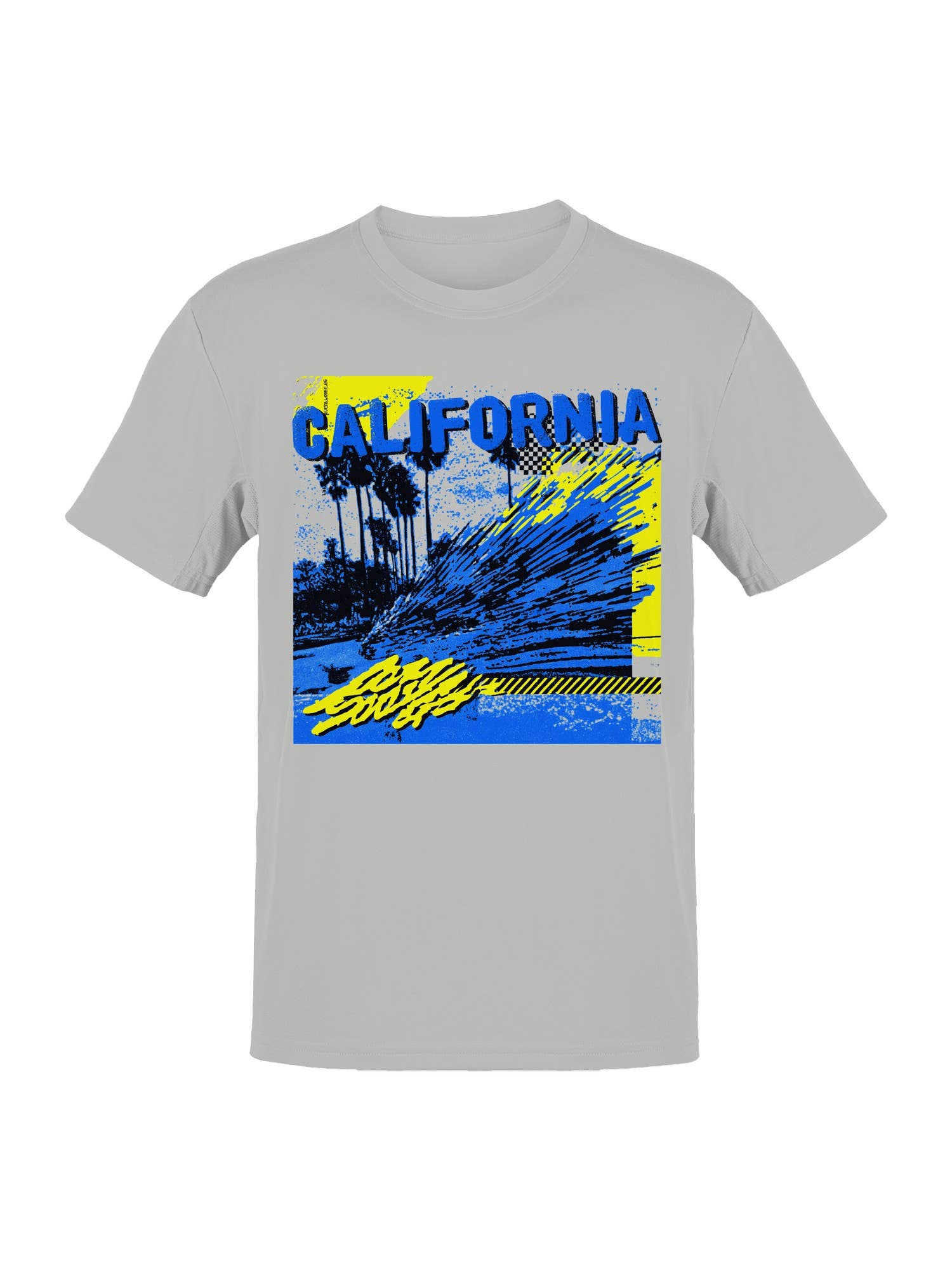 California Retro Vibes Splash Art Men's T-Shirt Hoodie, Sweatshirt | PodTeesHub.com