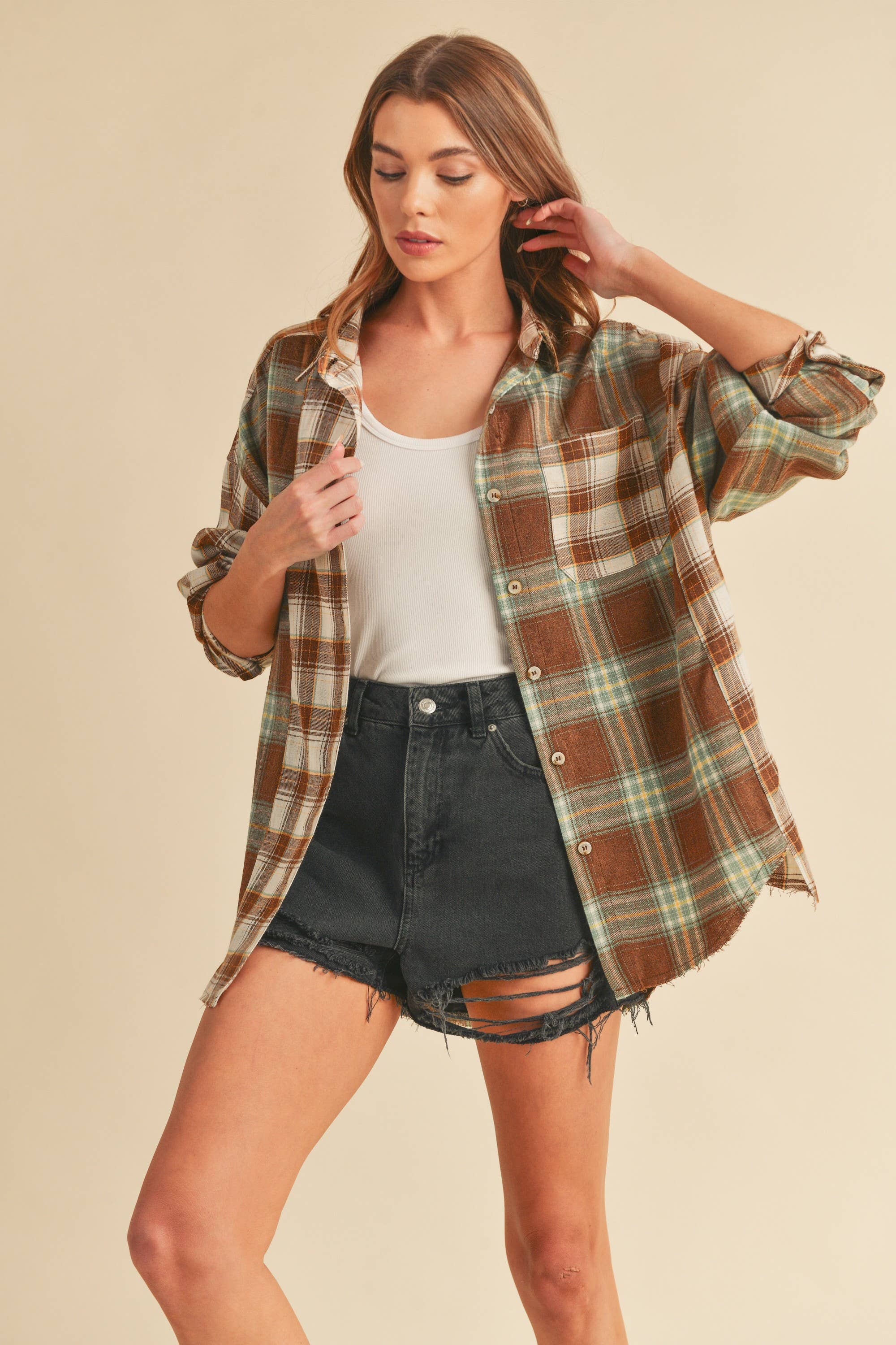 845AN Noelle Flannel Shirt 5 Hoodie, Sweatshirt | PodTeesHub.com