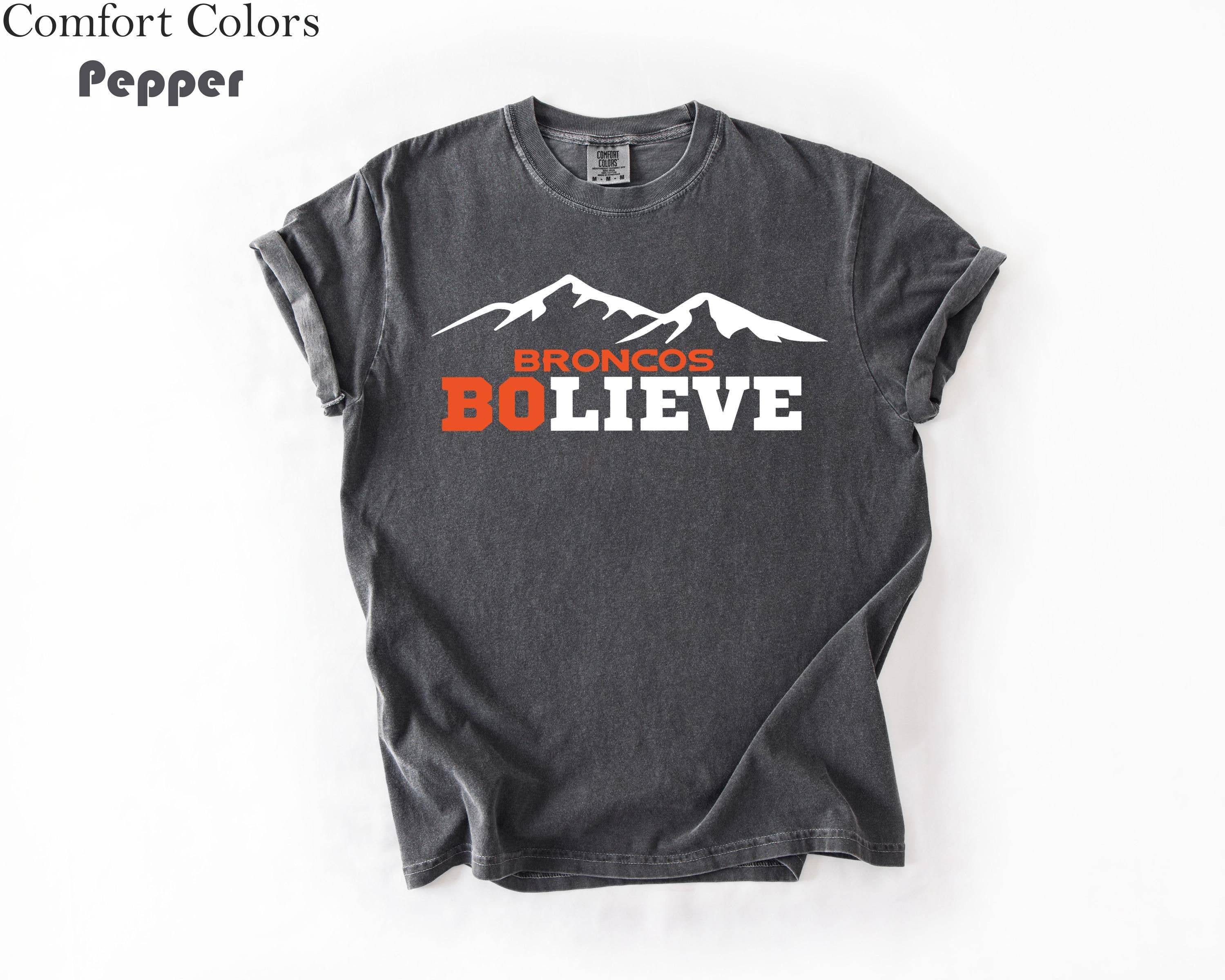 Denver Bolieve Funny Football Fan Shirt Hoodie, Sweatshirt | PodTeesHub.com