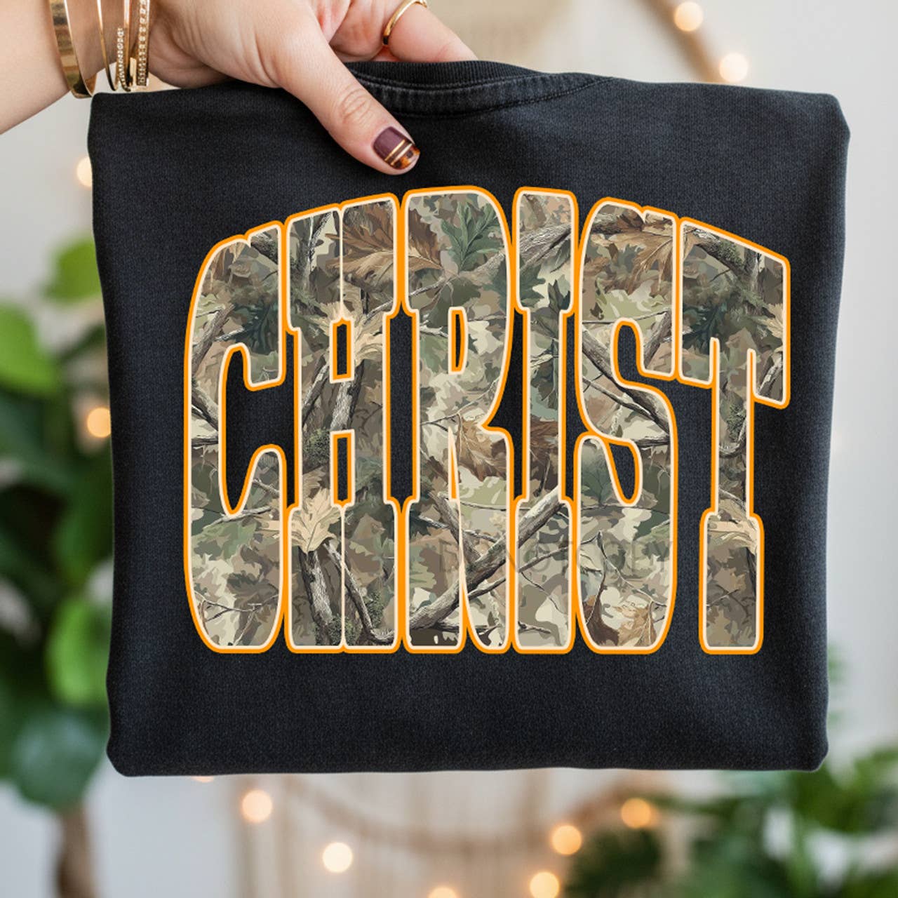 Christ Rt Camo Tee Hoodie, Sweatshirt | PodTeesHub.com