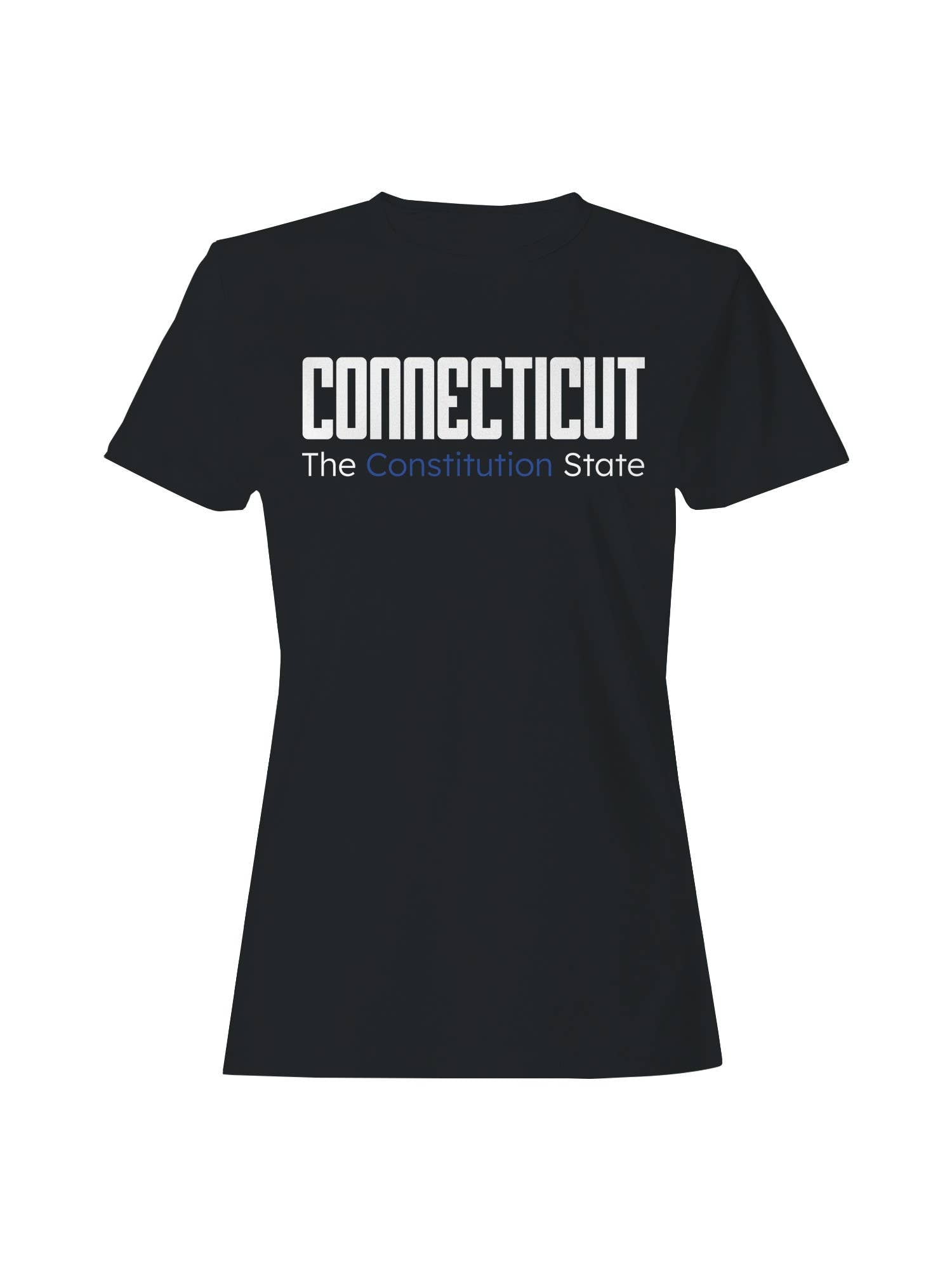 Connecticut: the Constitution State Women's T-Shirt Hoodie, Sweatshirt | PodTeesHub.com