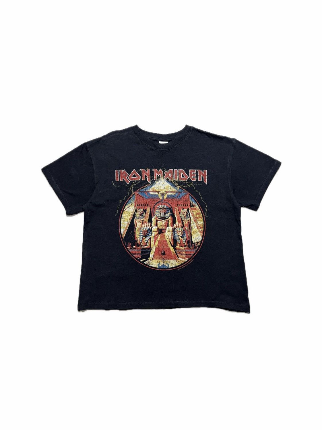 Maiden Vintage Iron Maiden Egypt Boxy Fit Rock Y2k T-Shirts, Hoodie, Sweatshirt