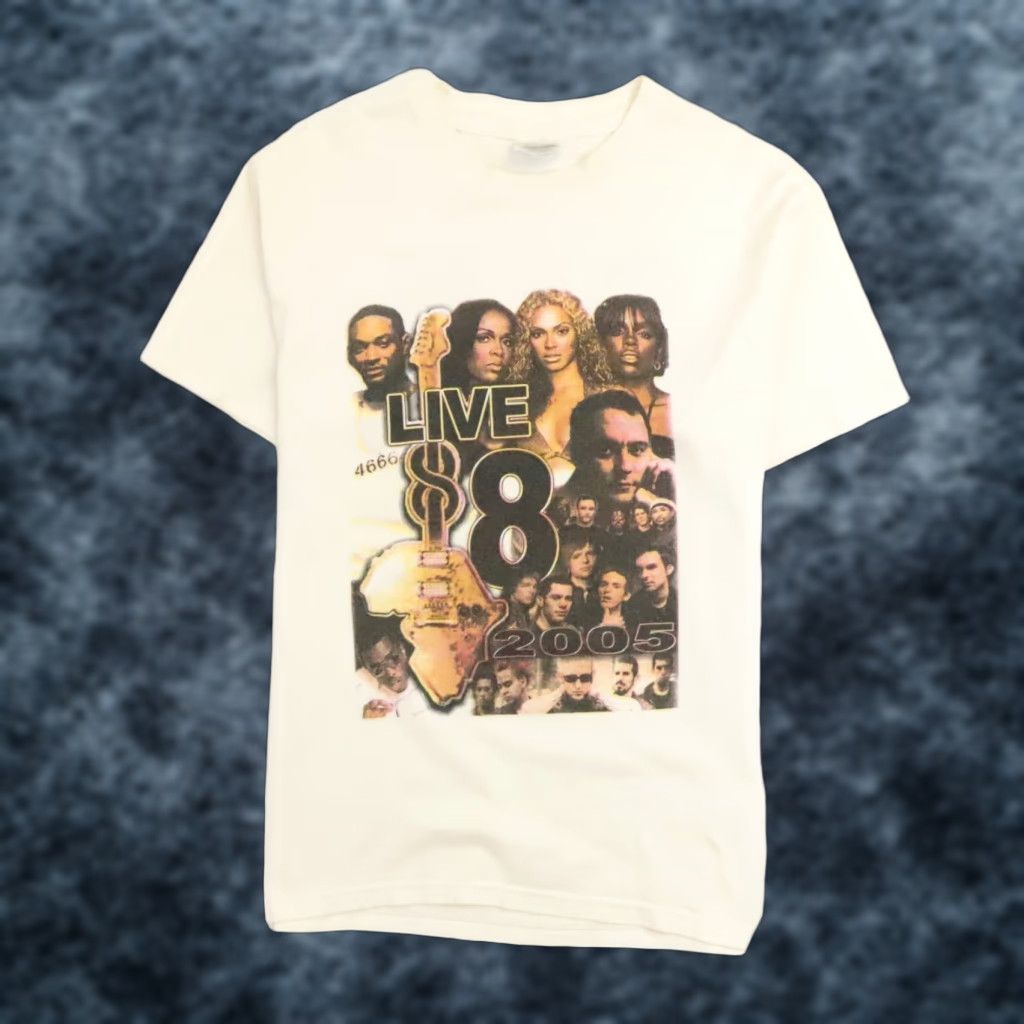 Company Vintage Port Company Philadelphia Live 8 T Shirt Small White Music 2005 Beyonce Jay Z S Hoodie, Sweatshirt