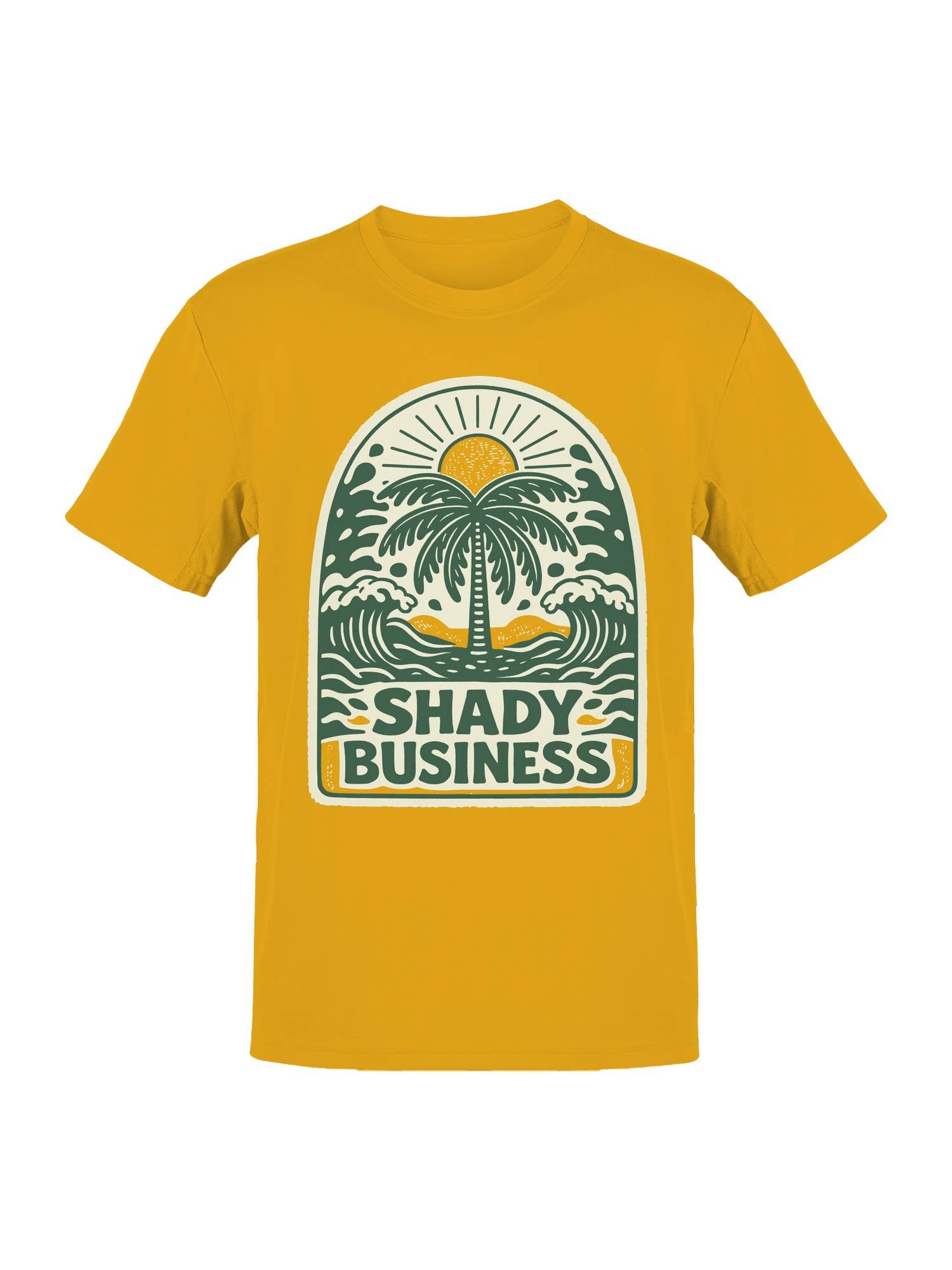 Tropical "Shady Business" Art Men's T-Shirt Hoodie, Sweatshirt | PodTeesHub.com