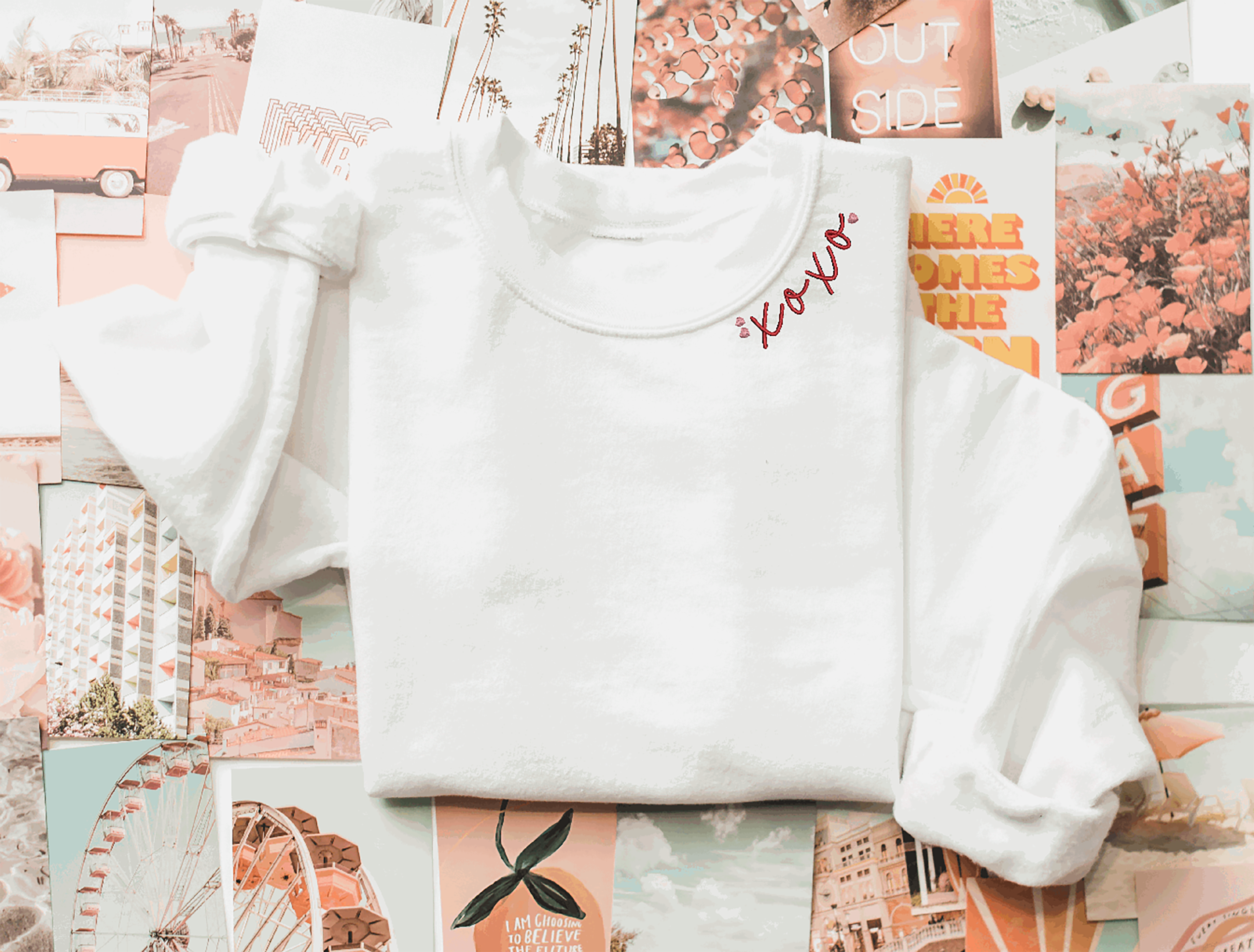 Love Sweatshirt, Valentines Crewneck, Xoxo Sweatshirt T-Shirts, Hoodie | PodTeesHub.com