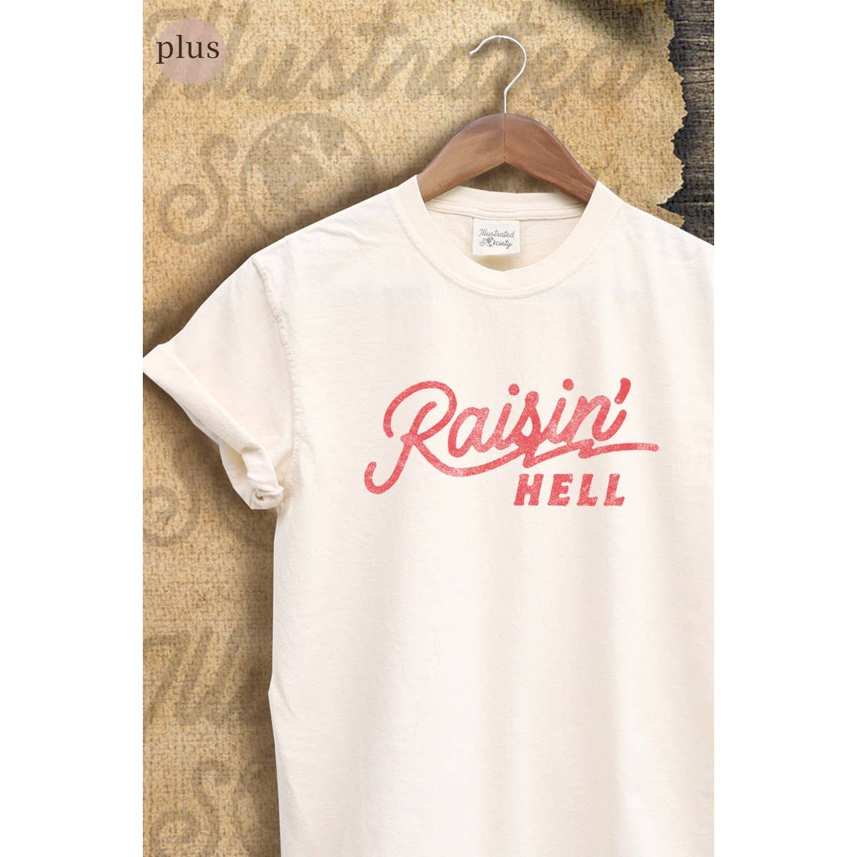 Raising Hell Graphic Plus Tee Hoodie, Sweatshirt | PodTeesHub.com
