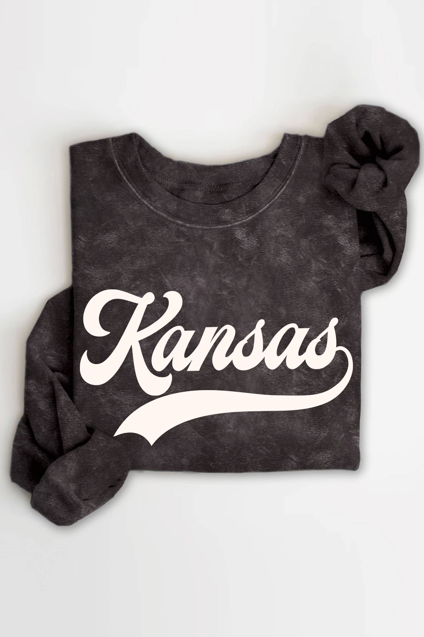 Kansas Puff  Mineral Graphic Brushed Sweatshirt T-Shirts, Hoodie | PodTeesHub.com