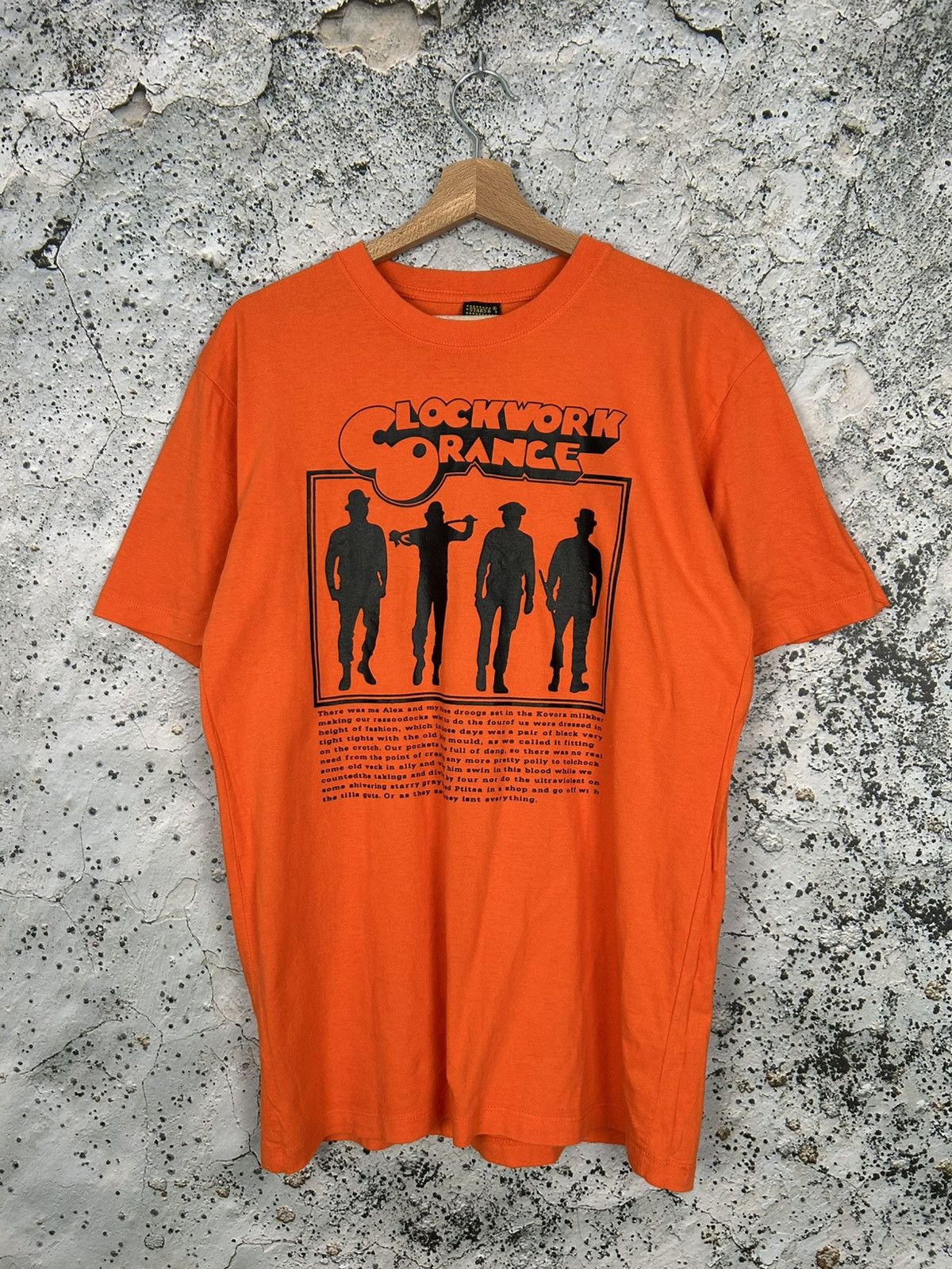 Vintage Clockwork Orange Movie Film Graphic Promo Tee 90s Hoodie, Sweatshirt | PodTeesHub.com