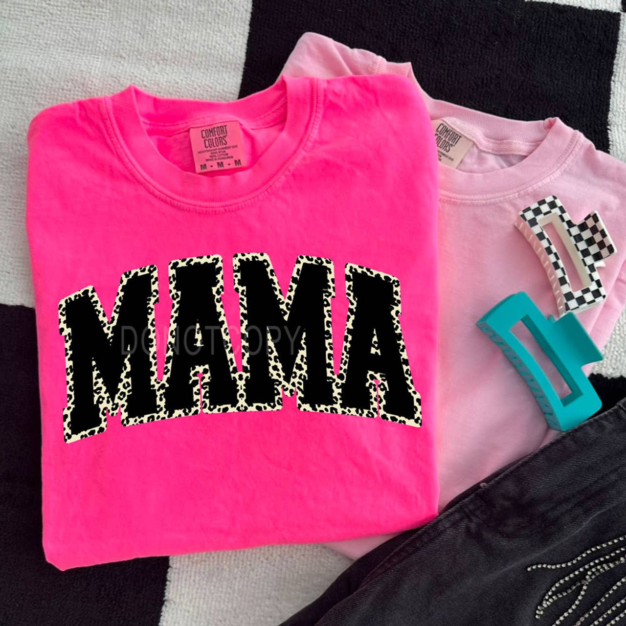 Curved Mama Leopard Tee Hoodie, Sweatshirt | PodTeesHub.com