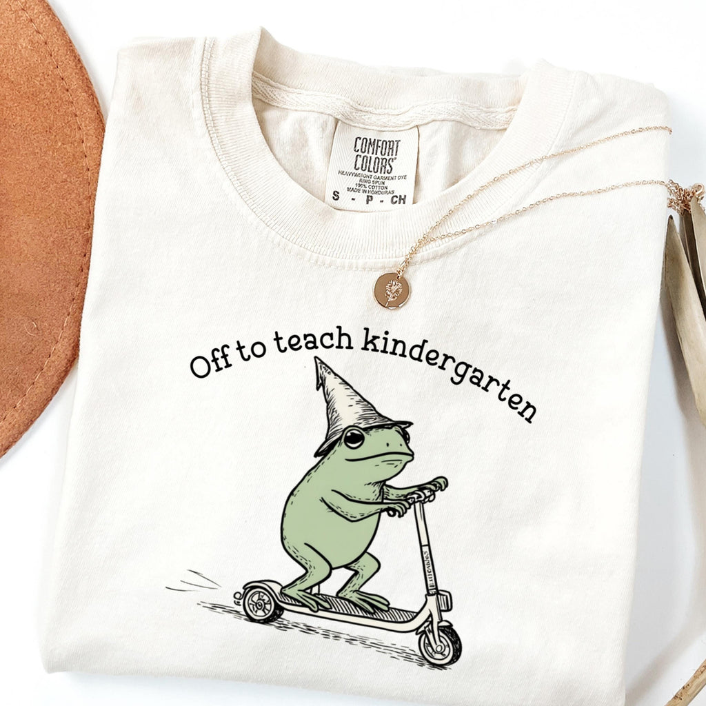 Comfort Colors Teacher Kindergarten Teacher Kindergarten Back School Custom Teacher Appreciation Tee (3)
