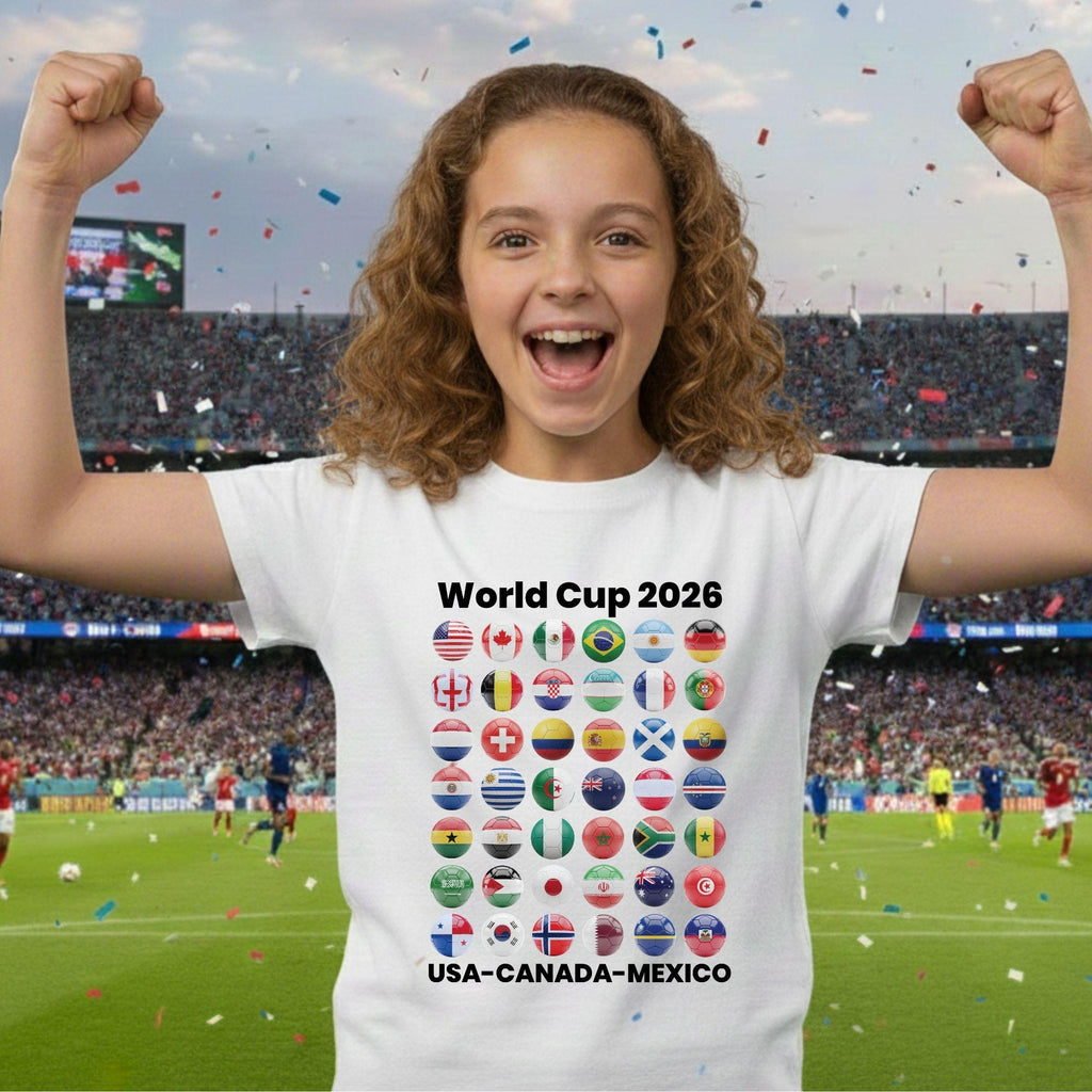 Soccer World Cup 2026 Country Ball Football Fan Game Day Tees Sports (3)