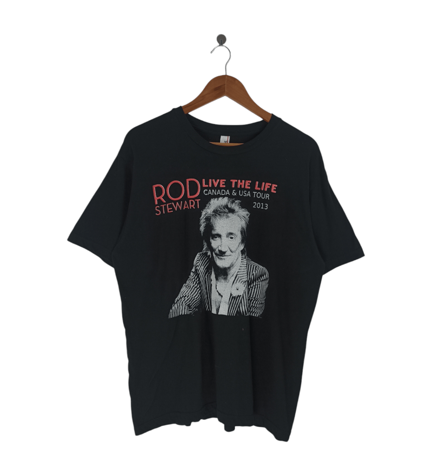 Band Tees Vintage 13 Rod Stewart Usa Canada Tour Tee Jagger Sting Hoodie, Sweatshirt | PodTeesHub.com