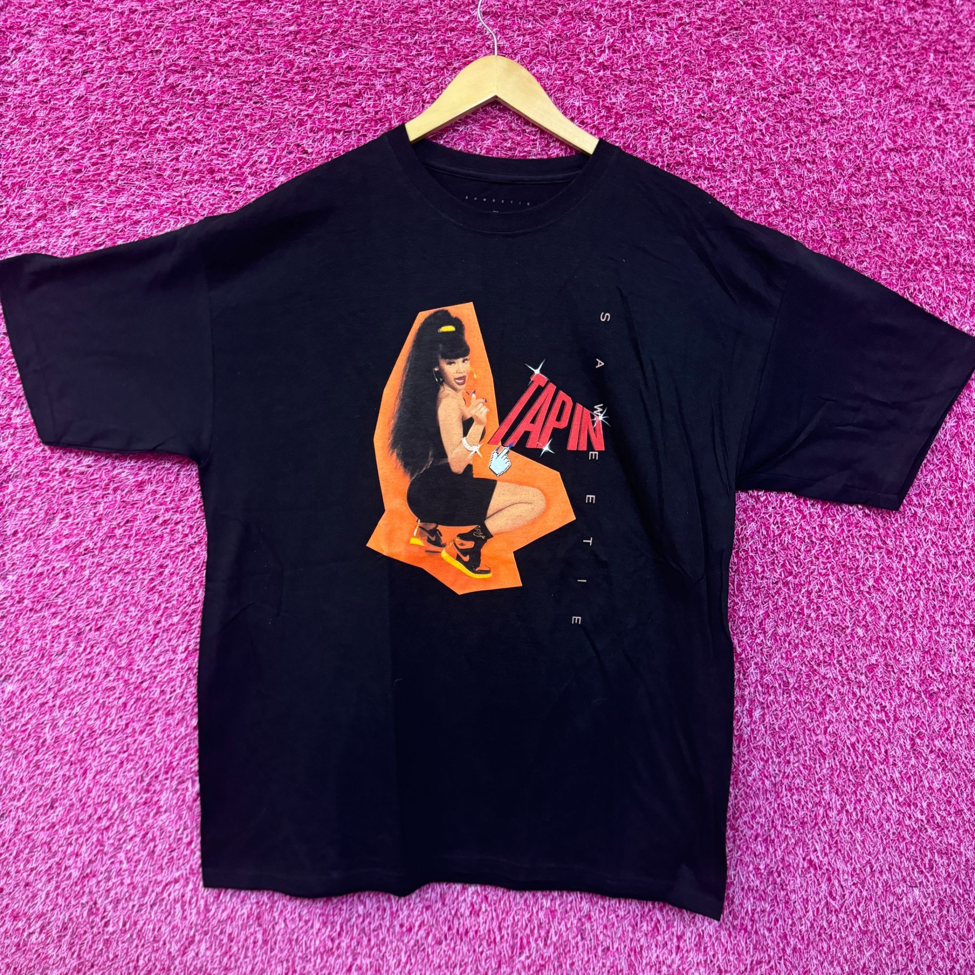 Rap Tees Sweetie Tap In Twerk Art Pretty Bitch Music Hip Hop Tee Xl Hoodie, Sweatshirt | PodTeesHub.com