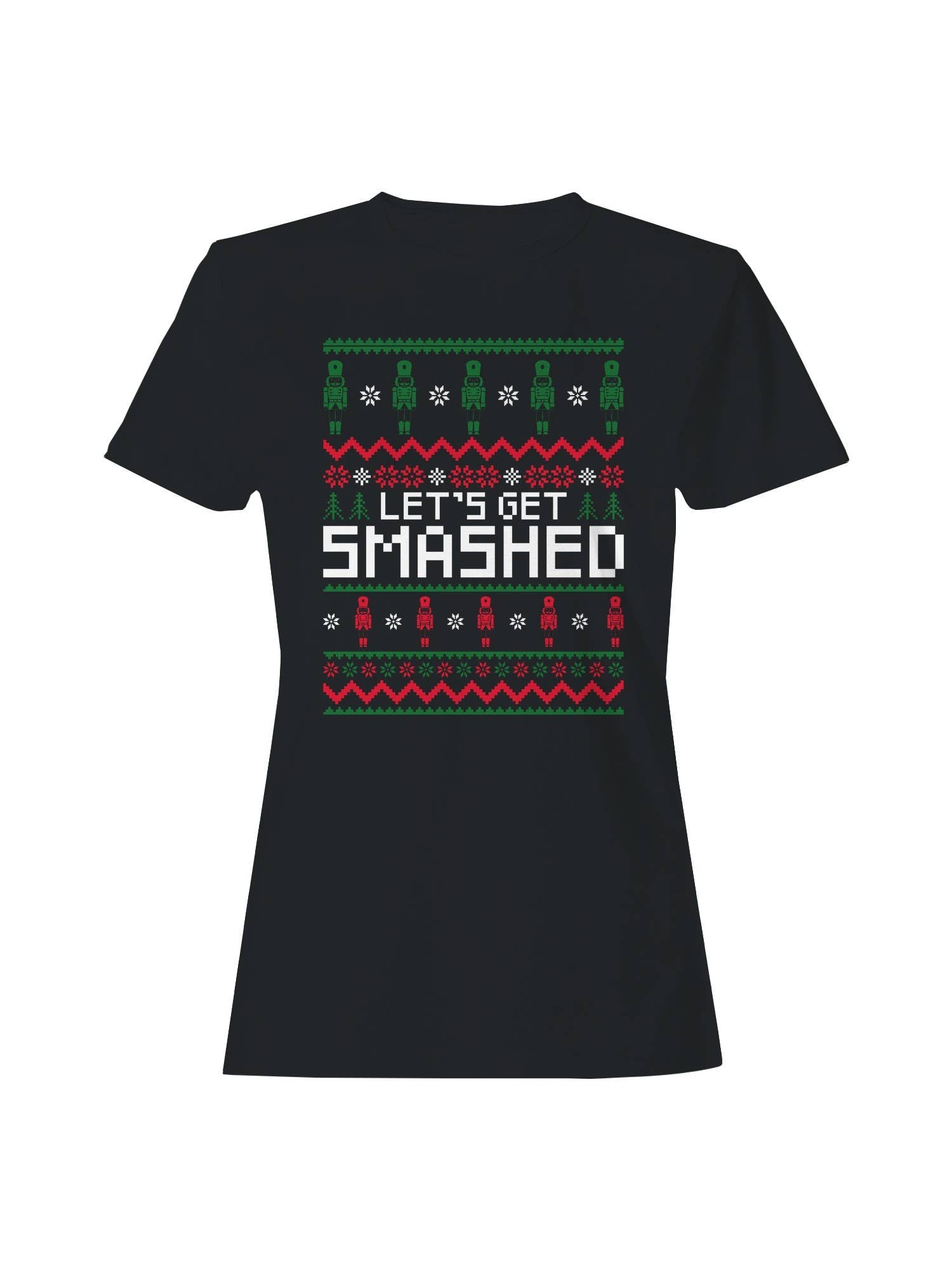 Festive Nutshell "Let's Get Smashed Women's T-Shirt Hoodie, Sweatshirt | PodTeesHub.com