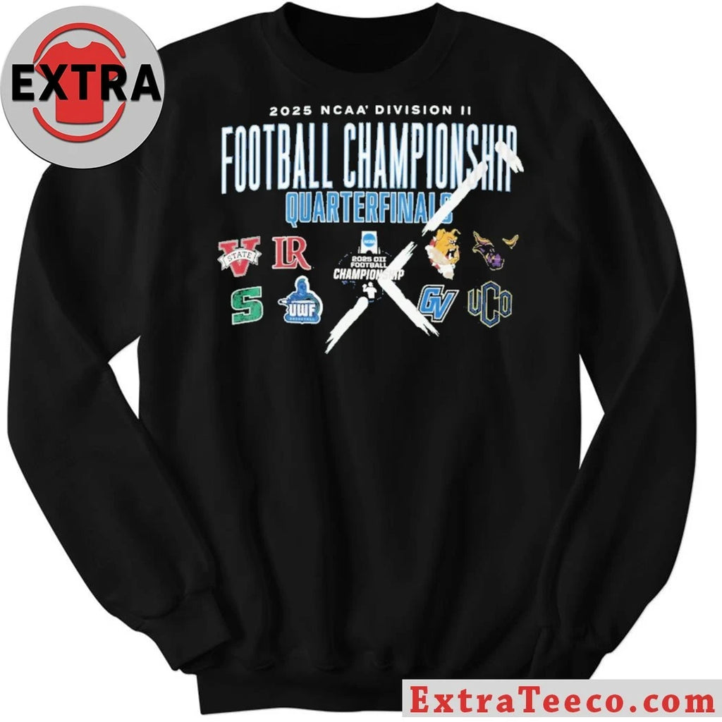 2025 Ncaa Division Ii Football Championship Quarterfinals Logo Shirt