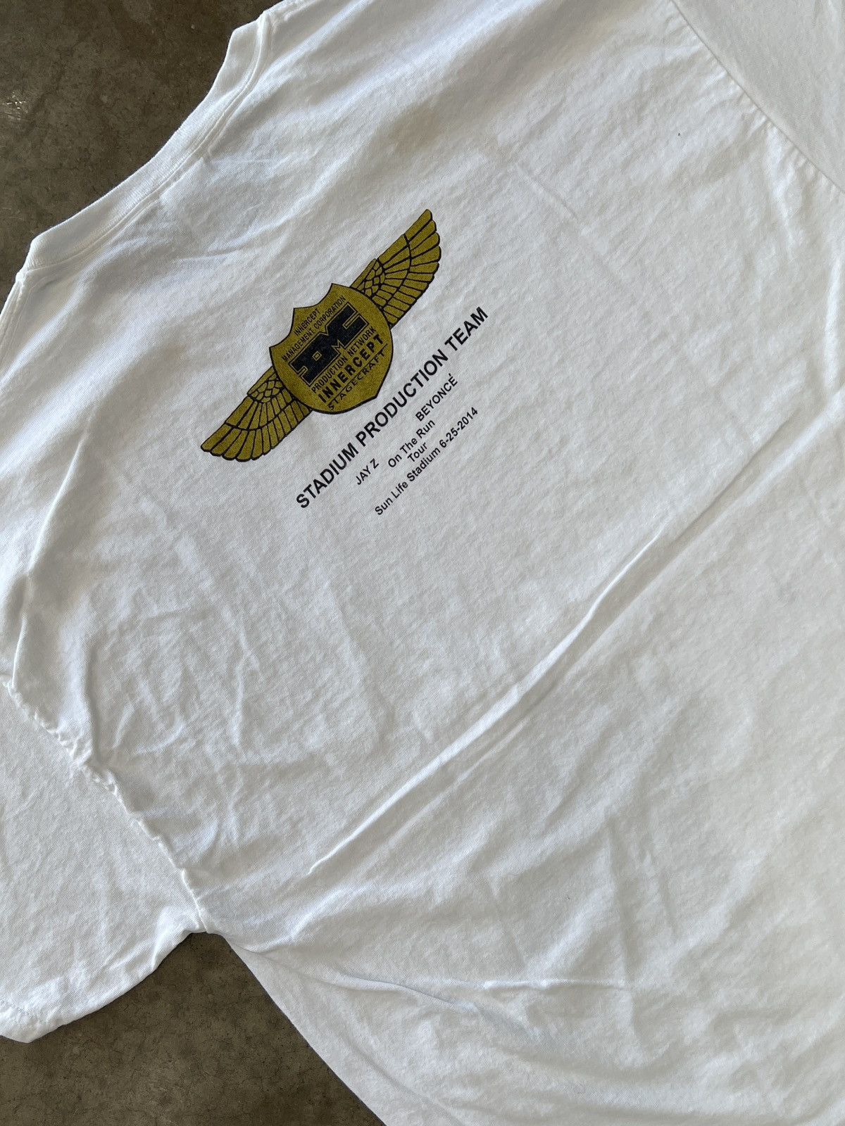 Vintage Jay Z Beyonce Run Tour Production Team Xl T-Shirts, Hoodie, Sweatshirt
