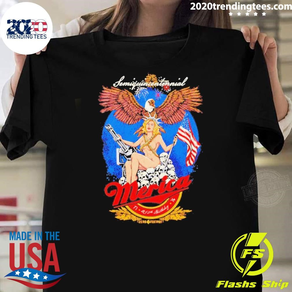 2026 America’s 250th Semiquincentennial Merica Eagles With Women Patriot Shirt
