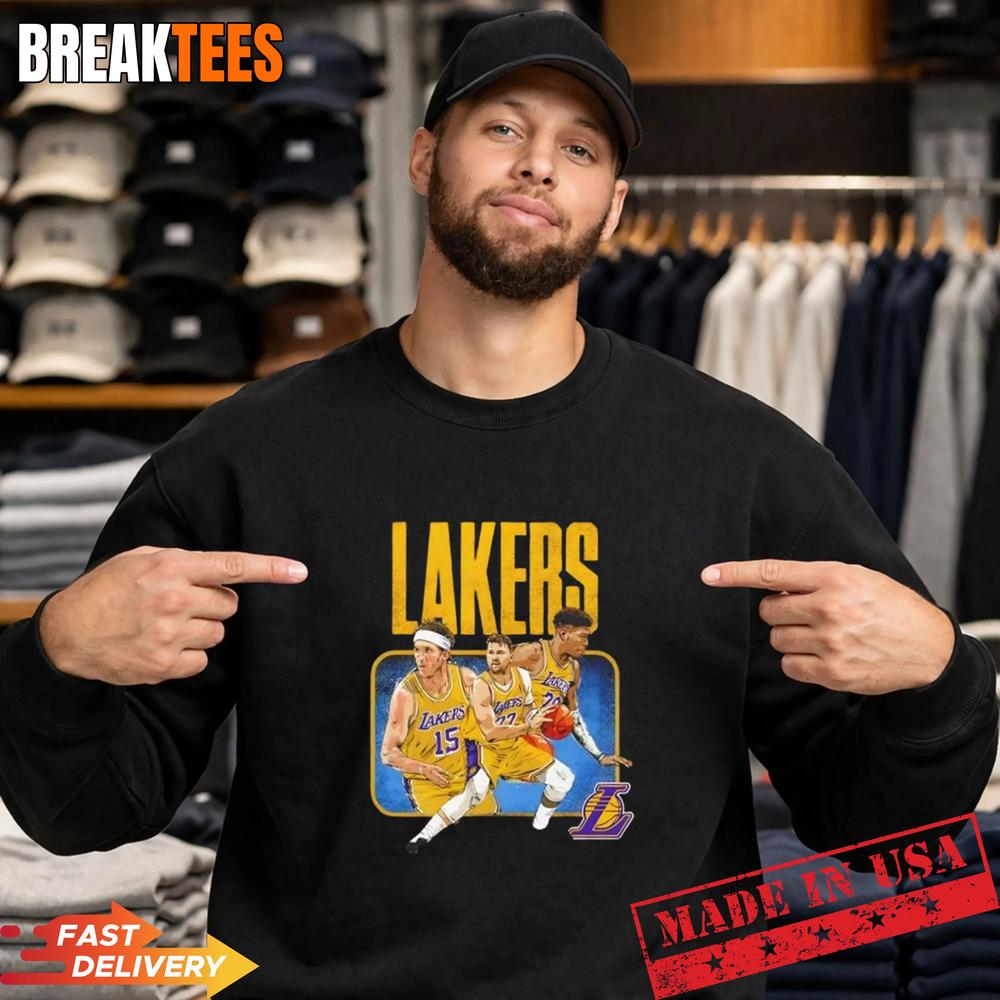 2026 NBA Playoffs Trio Los Angeles Lakers T-Shirt